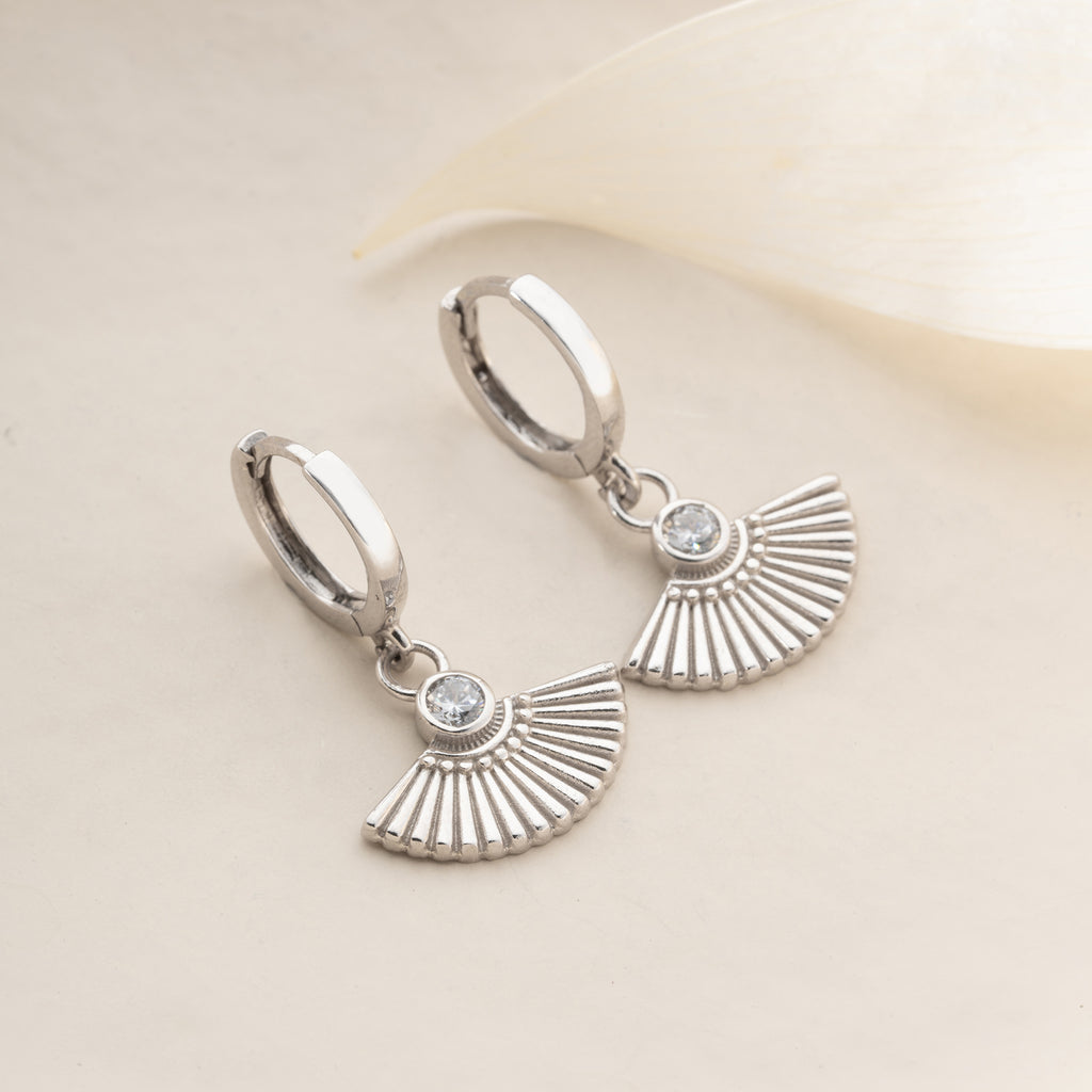 ZIRCONIA FLÄKTÖRHANGEN | 925 SILVER