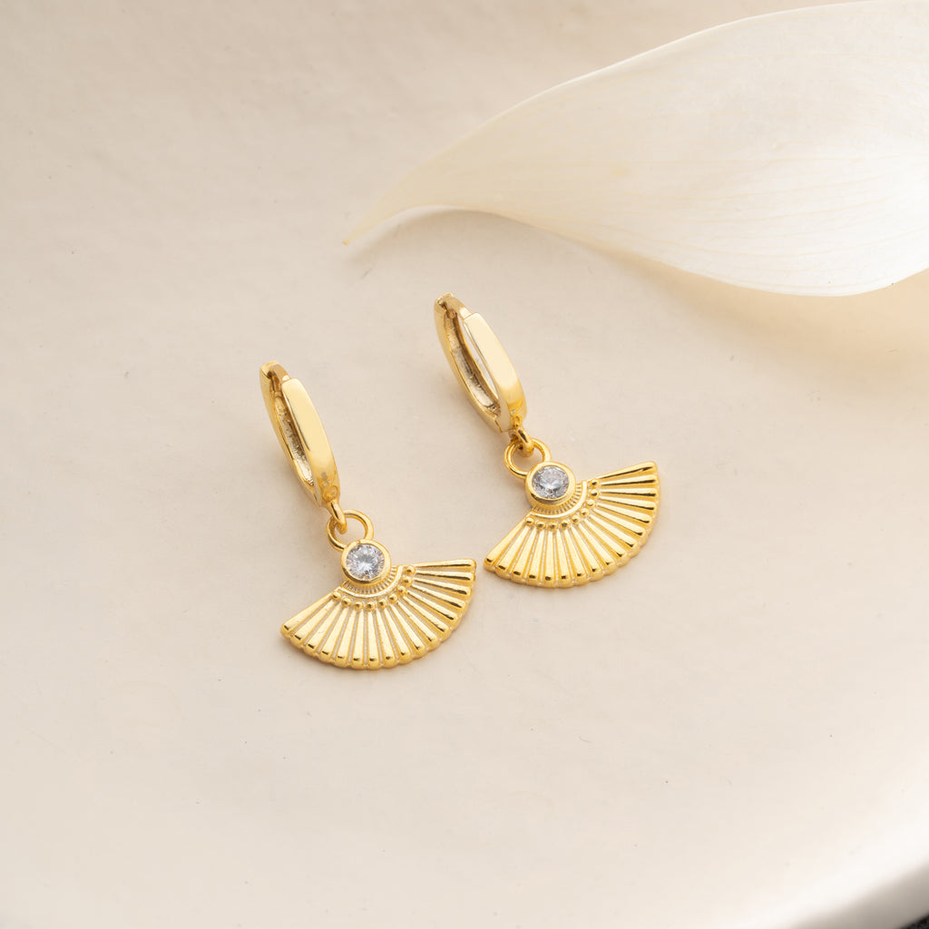 ZIRCONIA FLÄKTÖRHANGEN | 925 SILVER