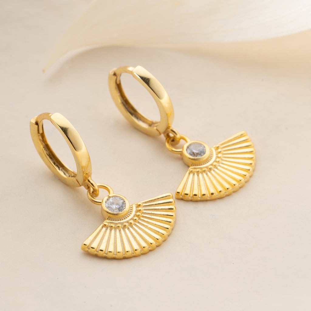 ZIRCONIA FLÄKTÖRHANGEN | 925 SILVER