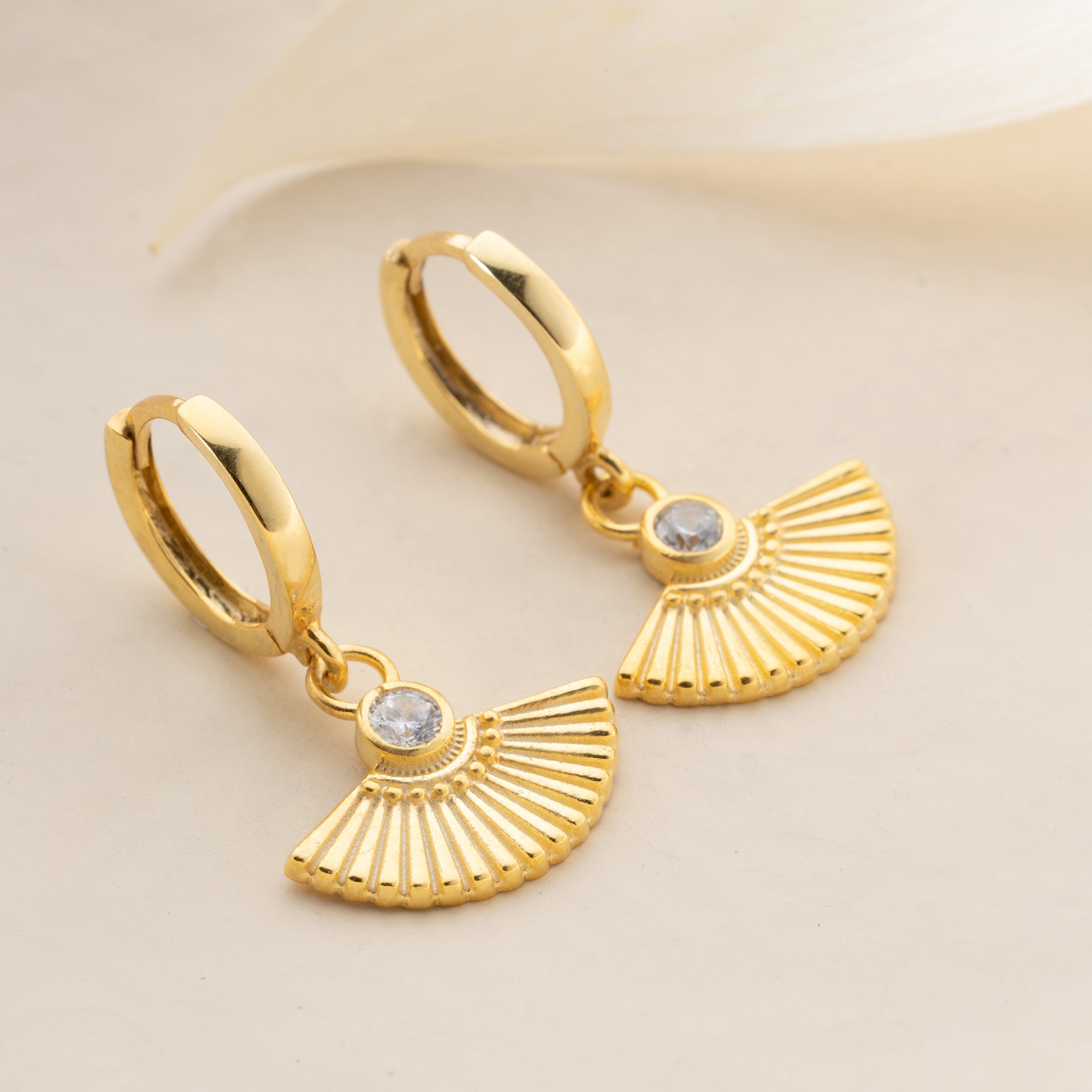 ZIRCONIA FLÄKTÖRHANGEN | 925 SILVER