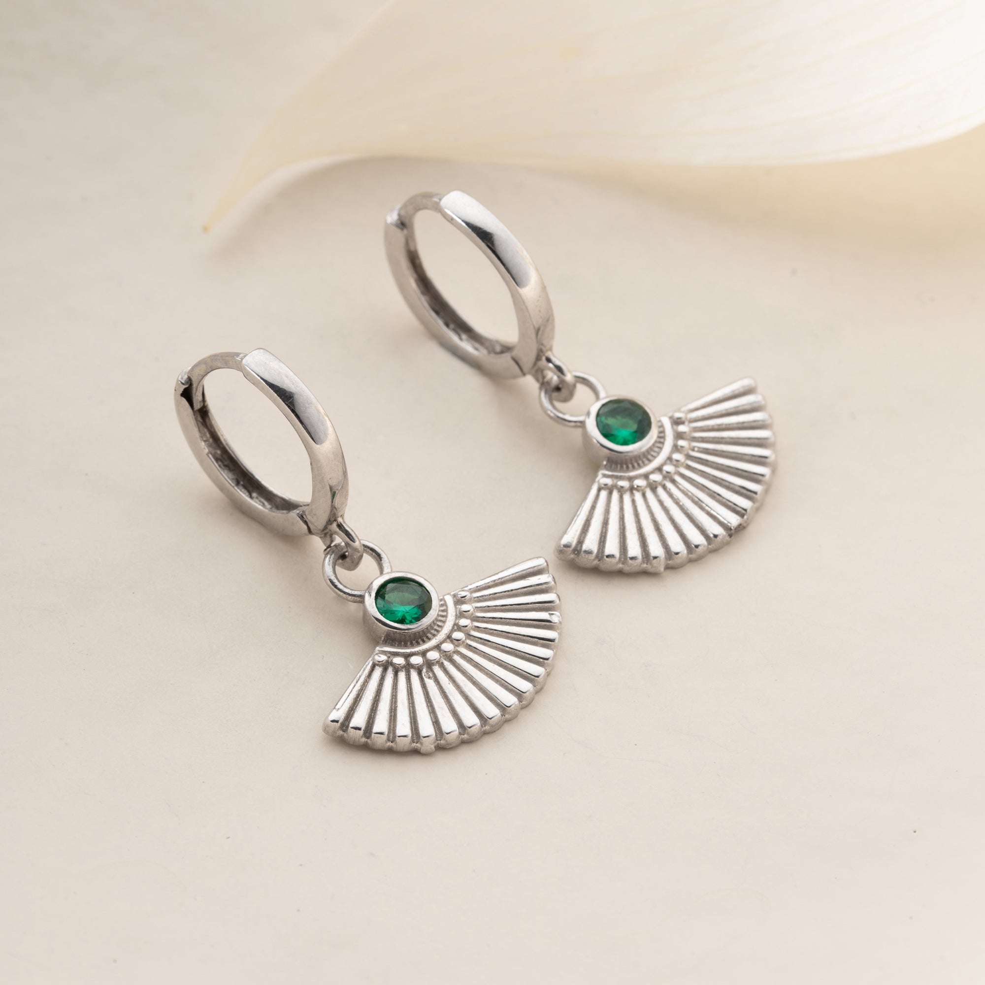 ZIRCONIA FLÄKTÖRHANGEN | 925 SILVER