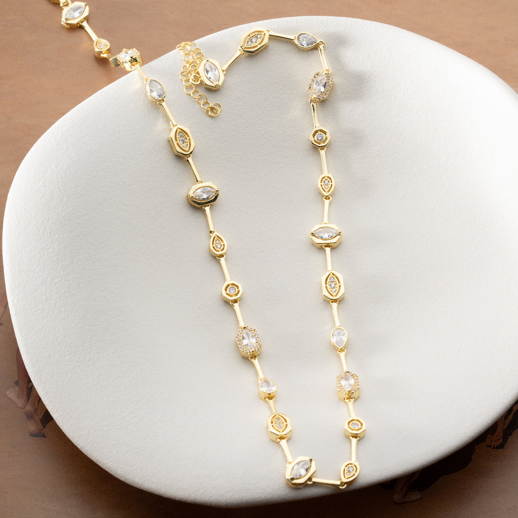 VIT BIJOU HALSBAND | 925 SILVER