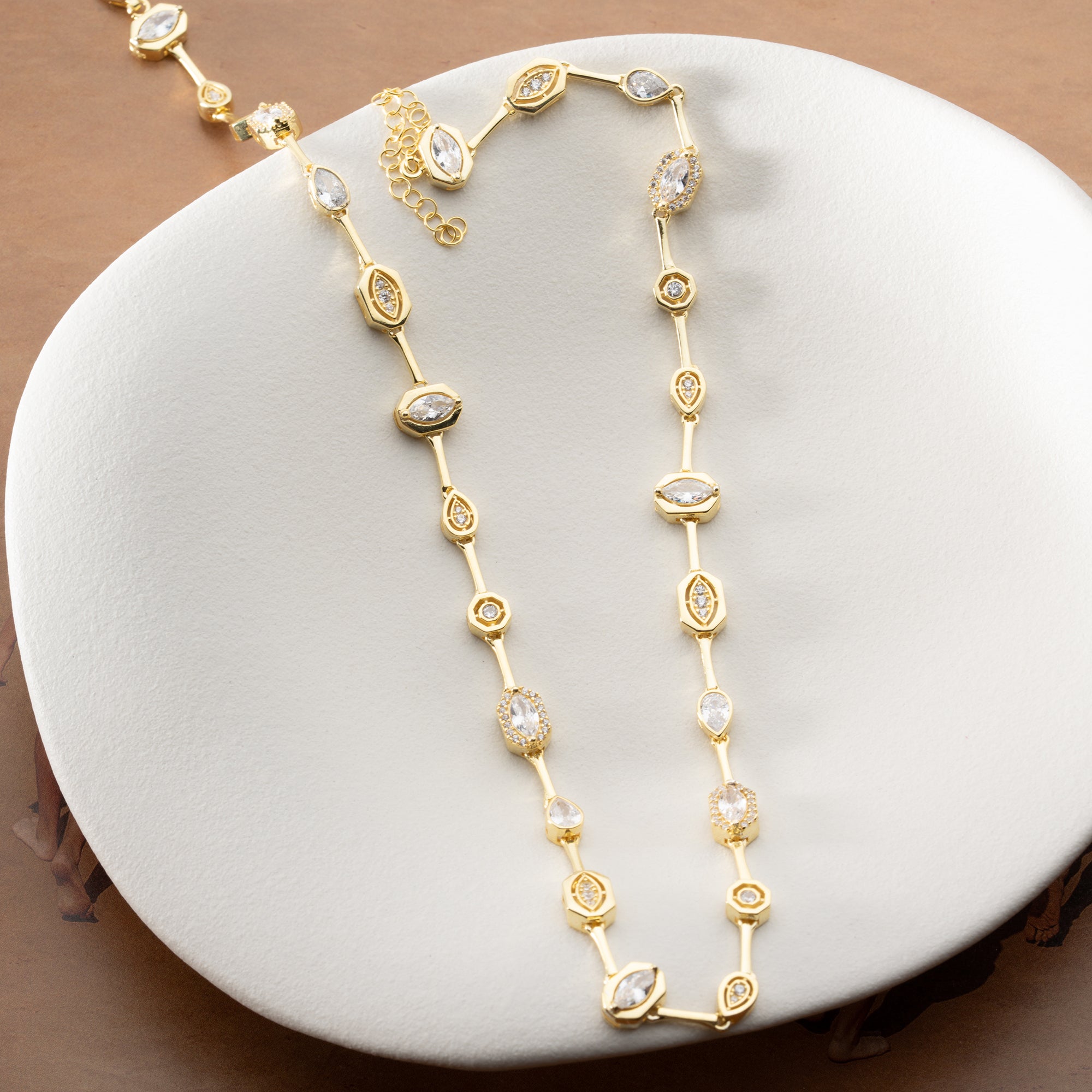 VIT BIJOU HALSBAND | 925 SILVER