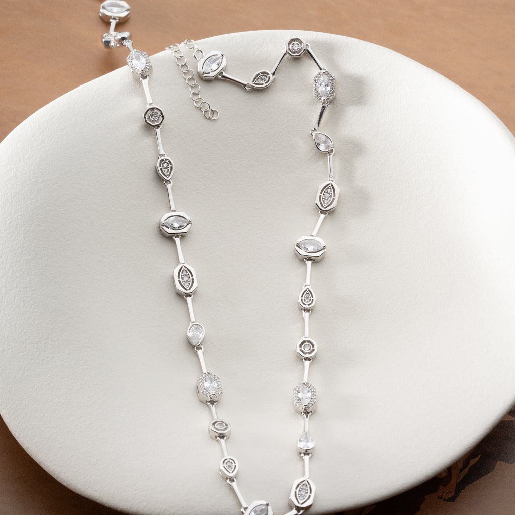 VIT BIJOU HALSBAND | 925 SILVER