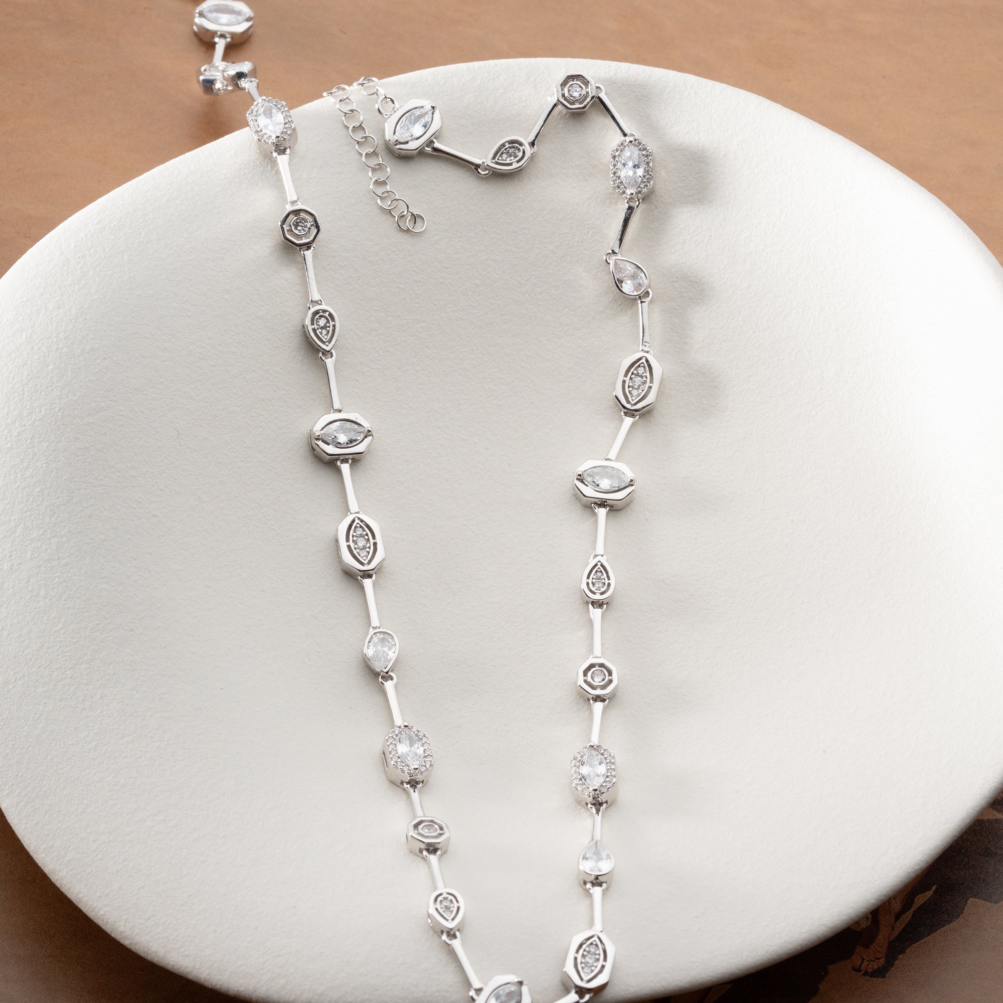 VIT BIJOU HALSBAND | 925 SILVER