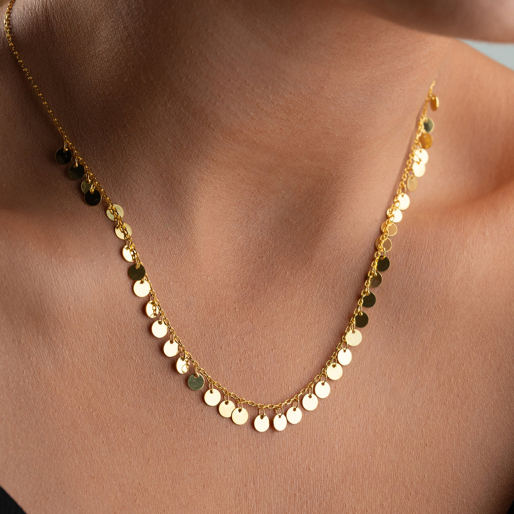 PALJETTHALSBAND | 925 SILVER