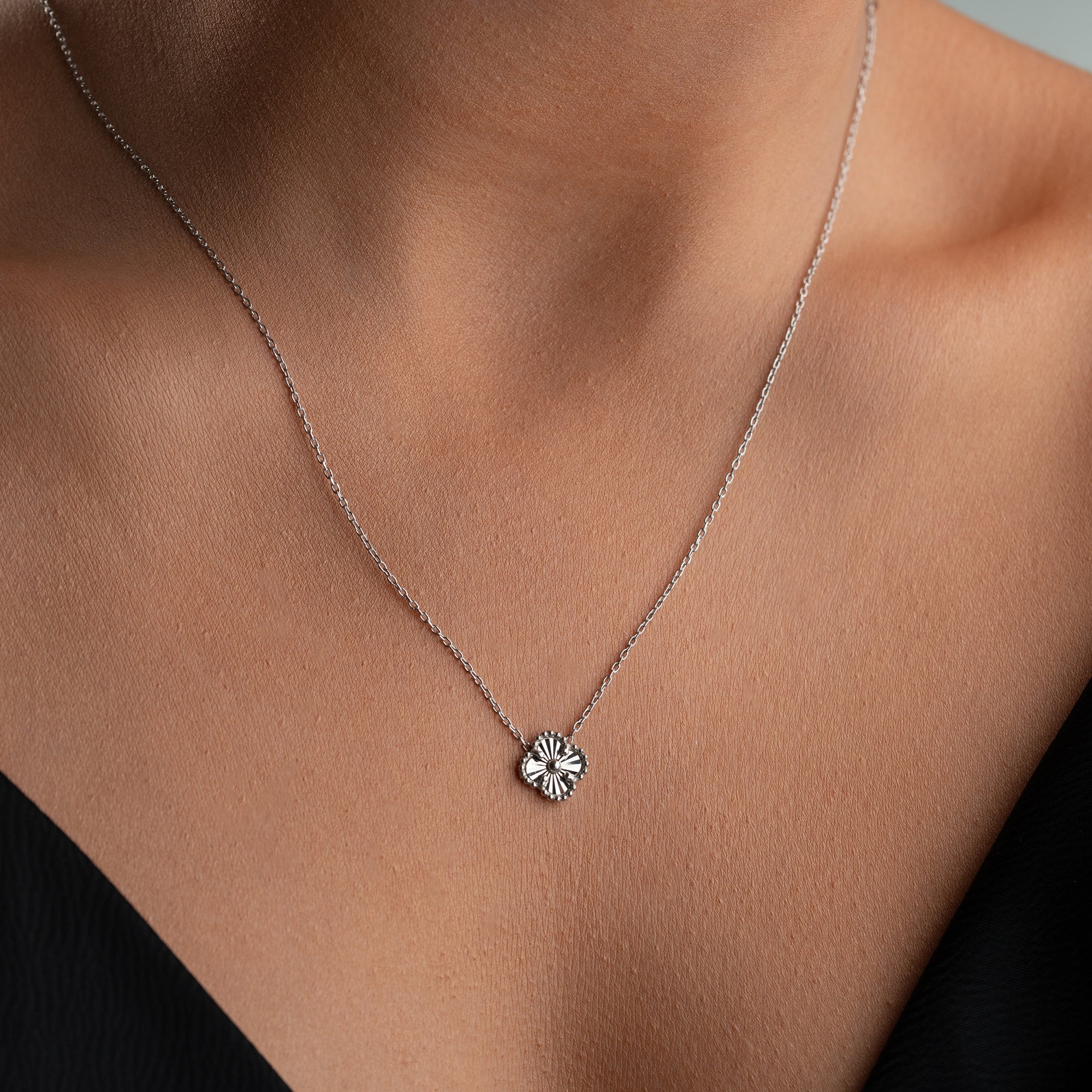 KLÖVERHALSBAND | 925 SILVER