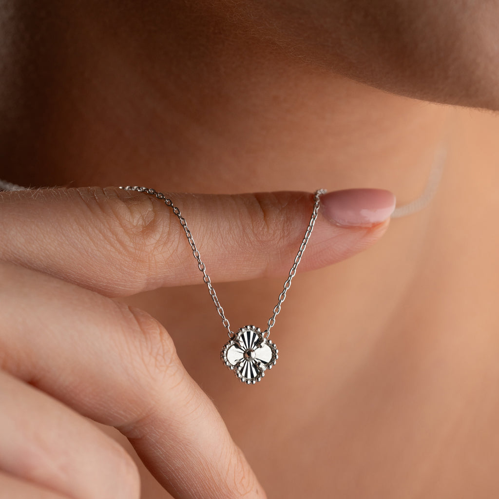 KLÖVERHALSBAND | 925 SILVER