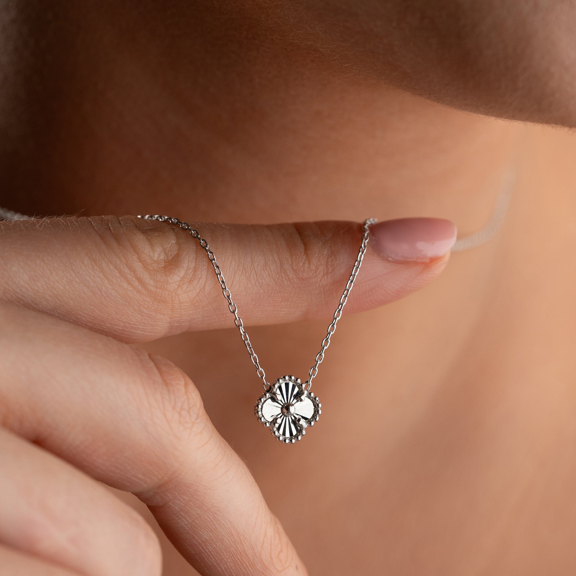 KLÖVERHALSBAND | 925 SILVER