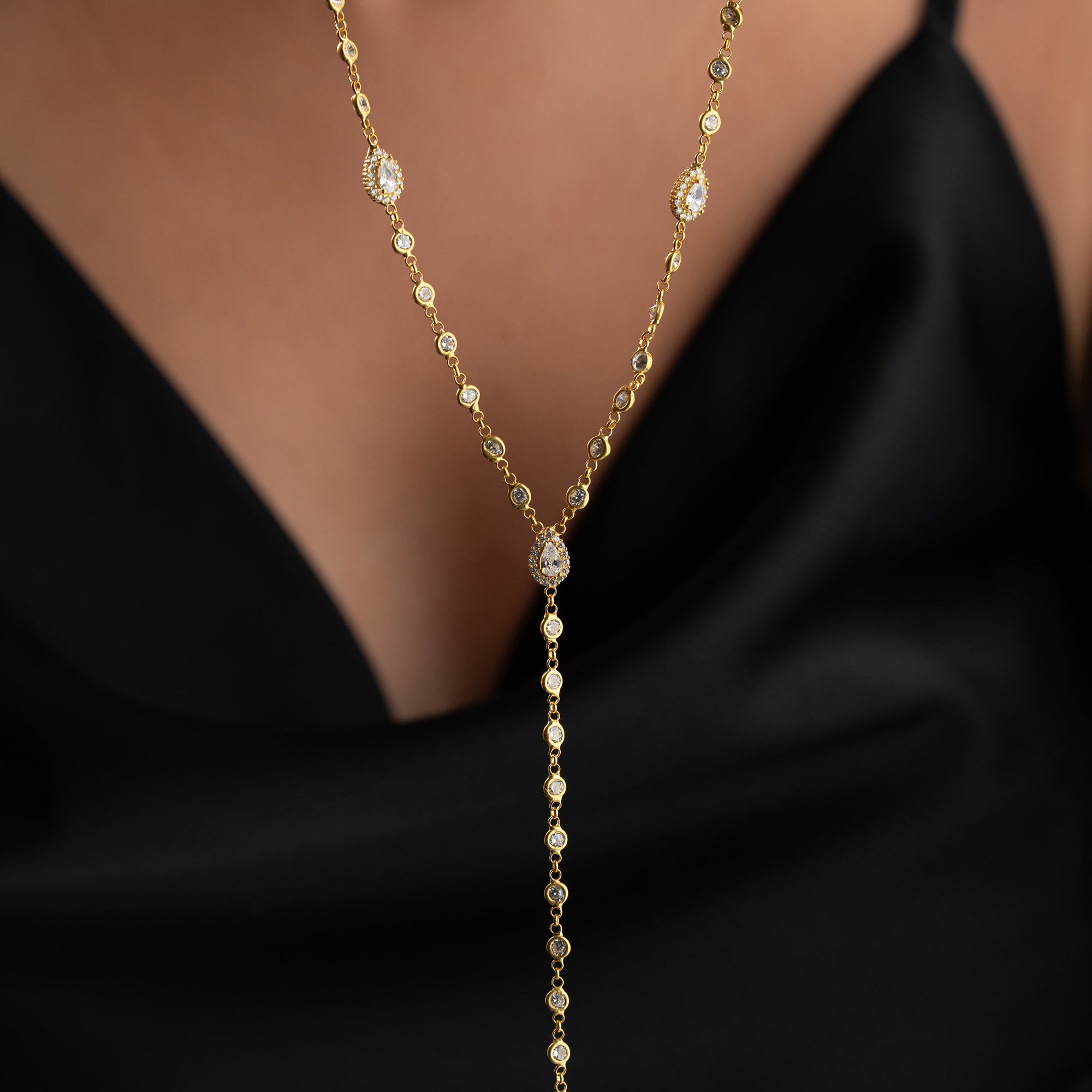 DROPPHALSBAND Y-DESIGN | 925 SILVER