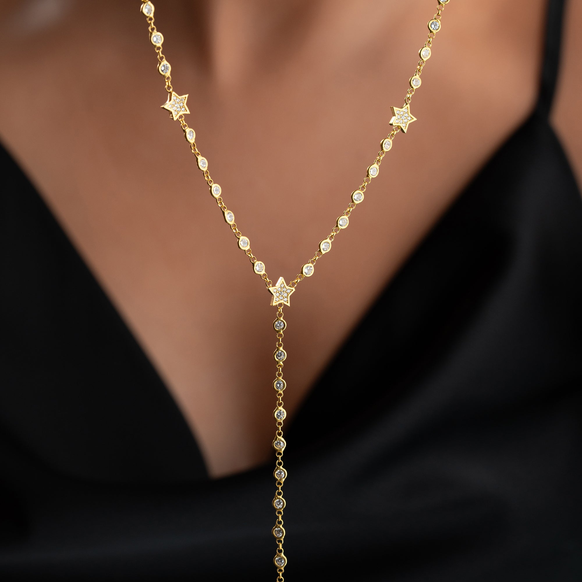 STJÄRNHALSBAND Y-DESIGN | 925 SILVER