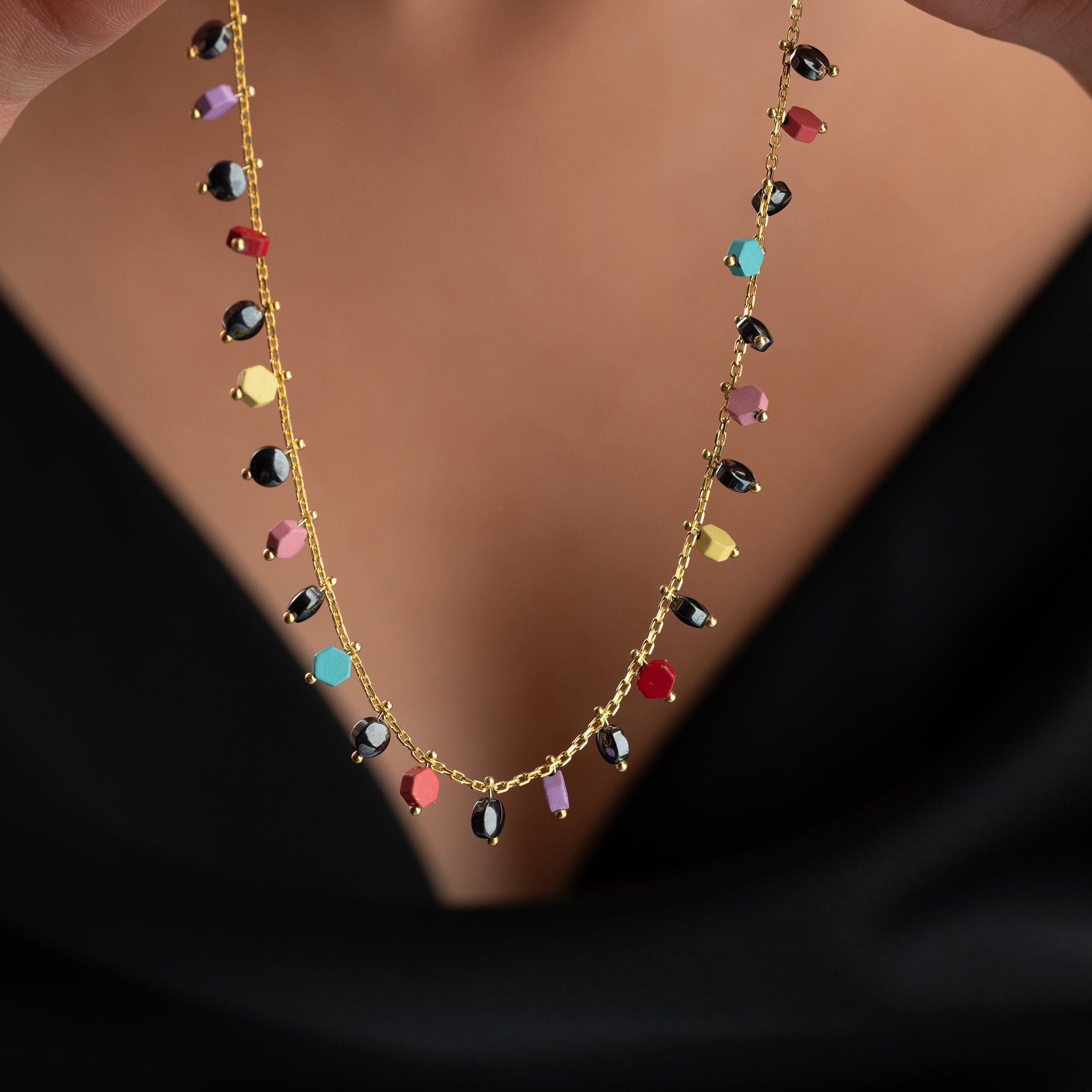 MOSAIC HALSBAND | 925 SILVER