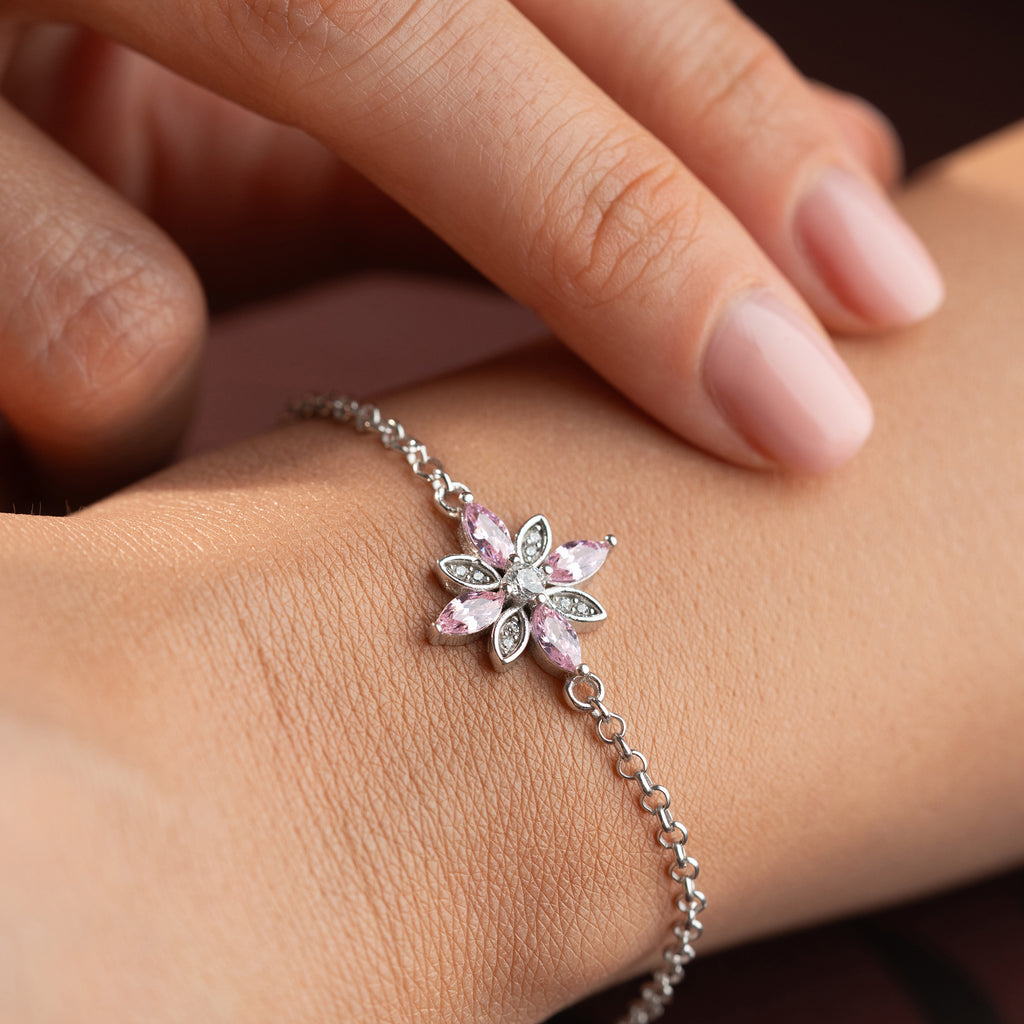ROSABLOMMA ARMBAND | 925 SILVER
