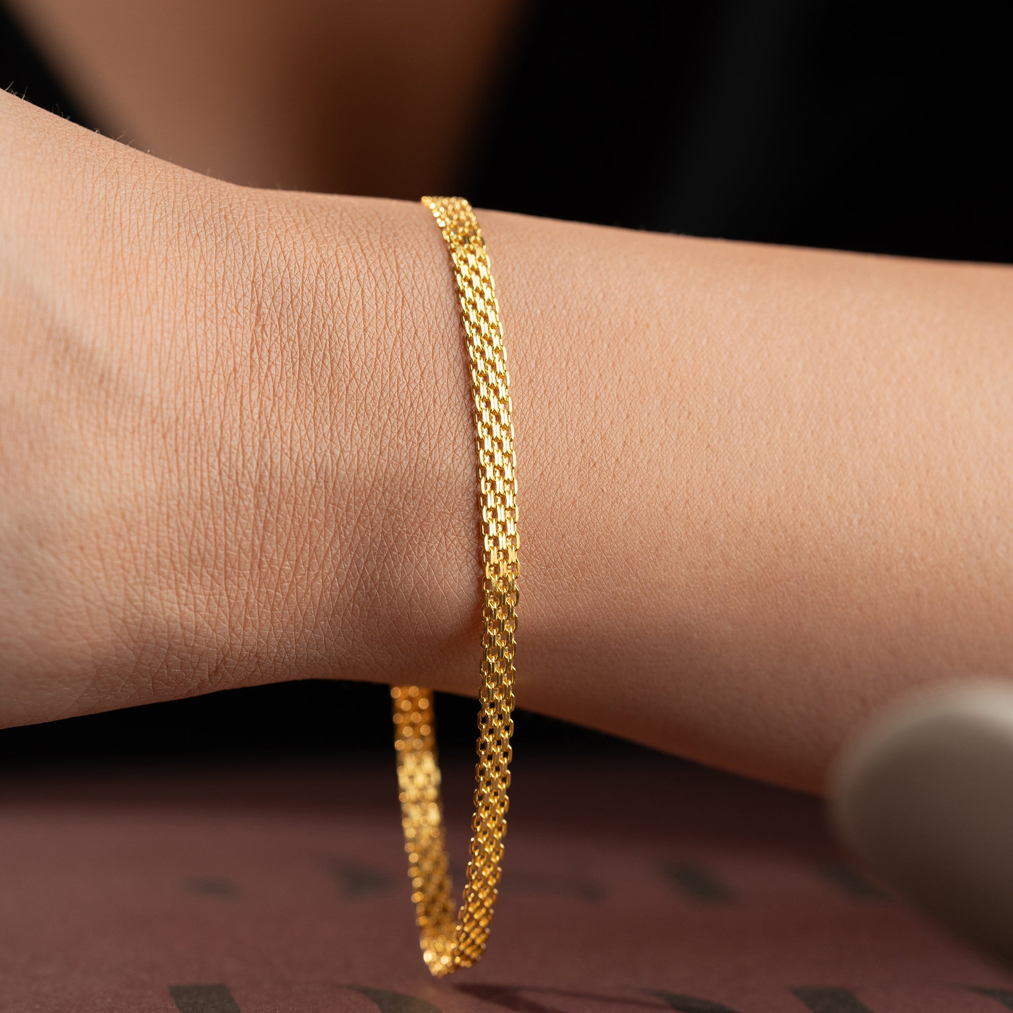 FLATAD ARMBAND | 925 SILVER