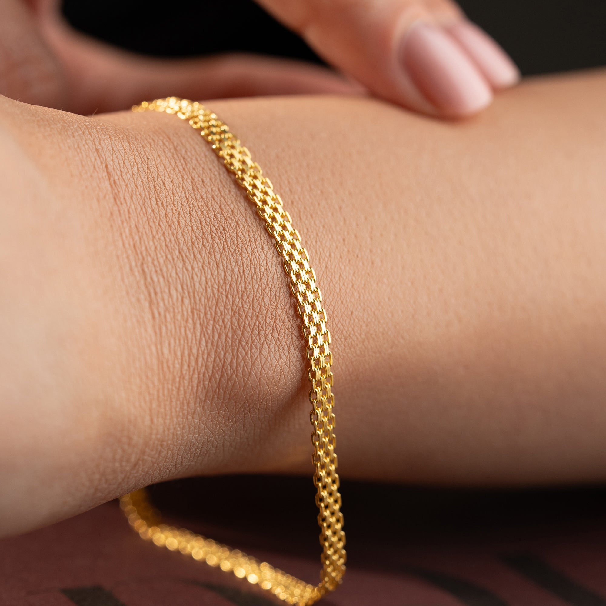 FLATAD ARMBAND | 925 SILVER