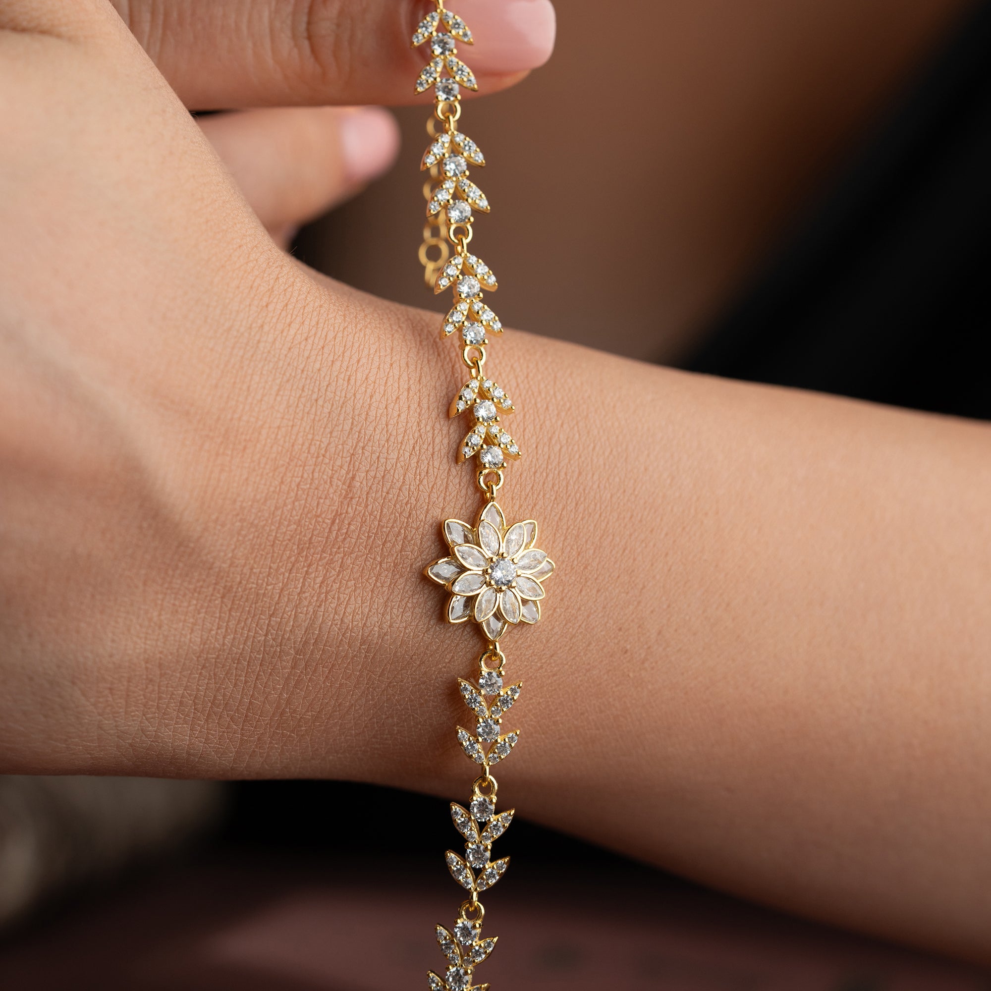 FLORA ARMBAND | 925 SILVER
