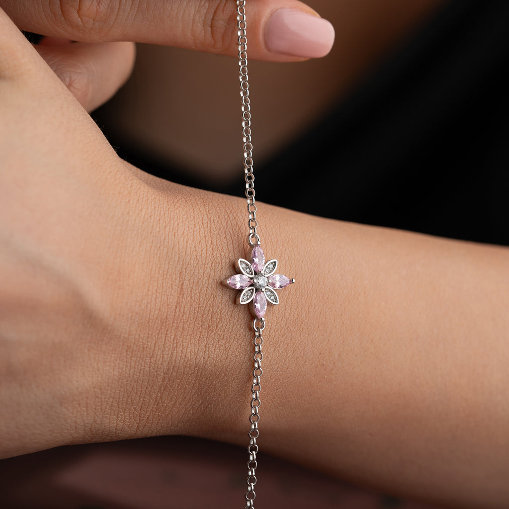 ROSABLOMMA ARMBAND | 925 SILVER