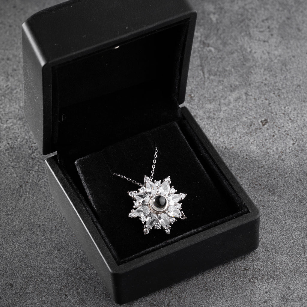 CRYSTAL LOTUS KEDJA | 925 SILVER 