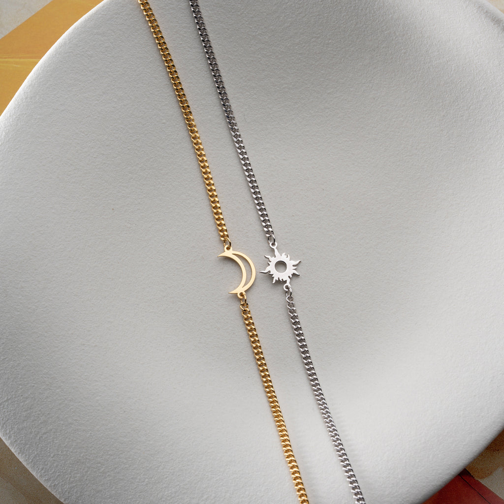 MÅNE- OCH SOLARMBAND | 925 SILVER