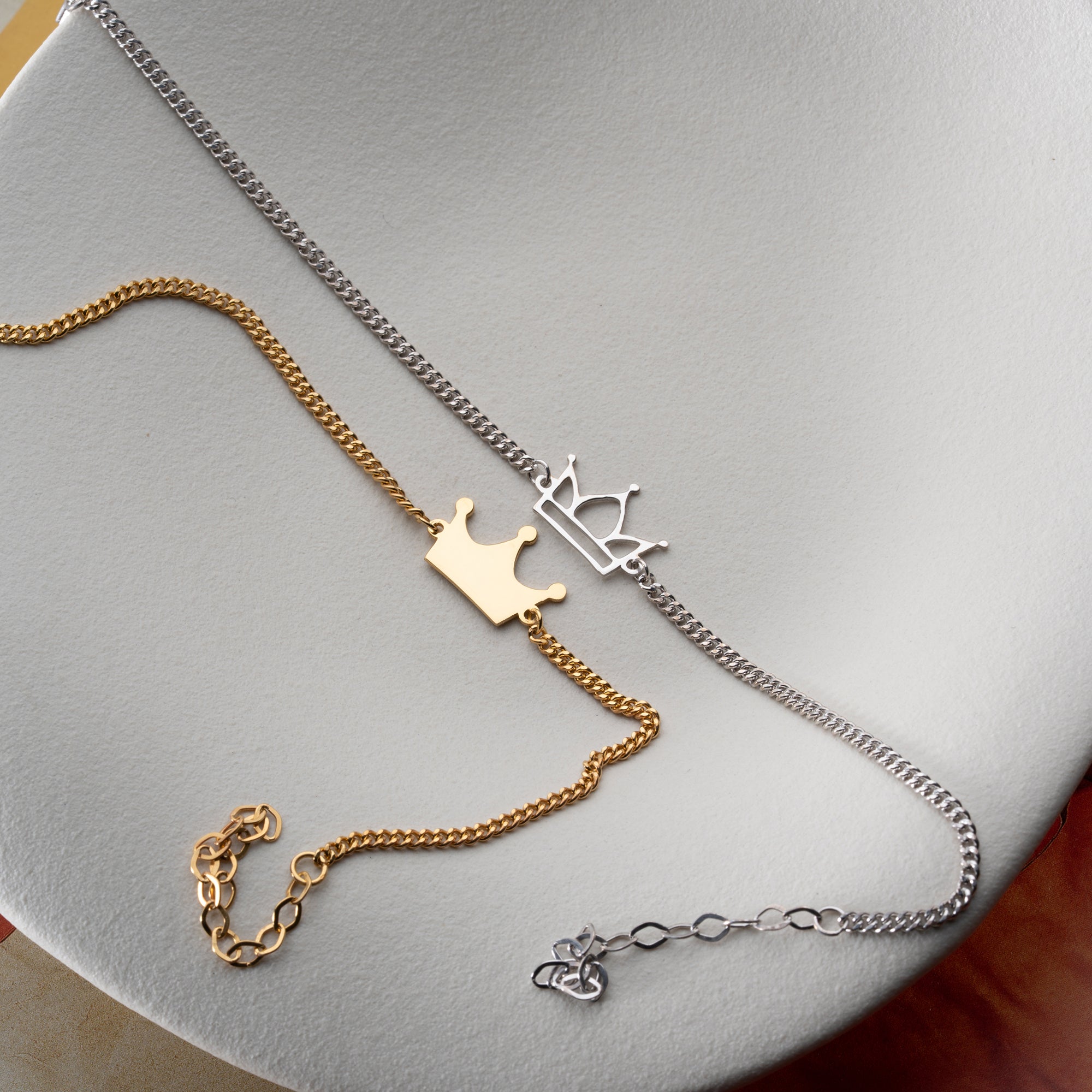 KING & QUEEN PARTNERARMBAND | 925 SILVER