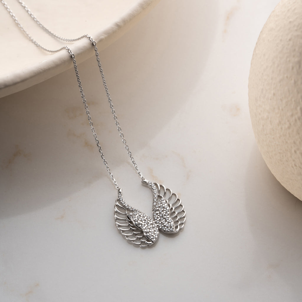 ÄNGELVINGELHALSBAND | 925 SILVER