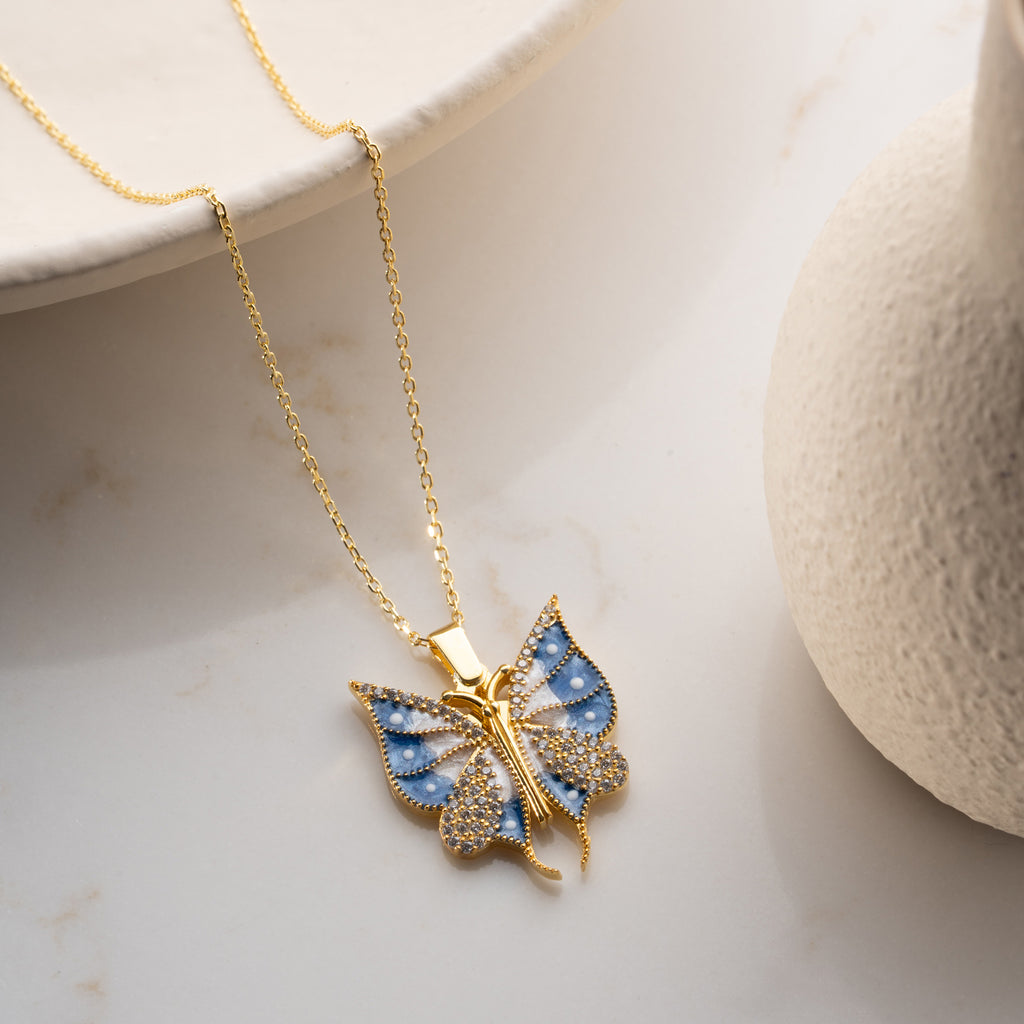 KRAGE MED VILGGRAVER | 925 SILVER