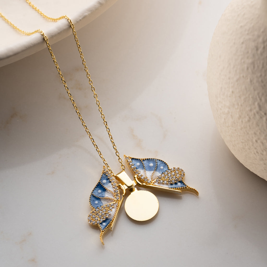 KRAGE MED VILGGRAVER | 925 SILVER