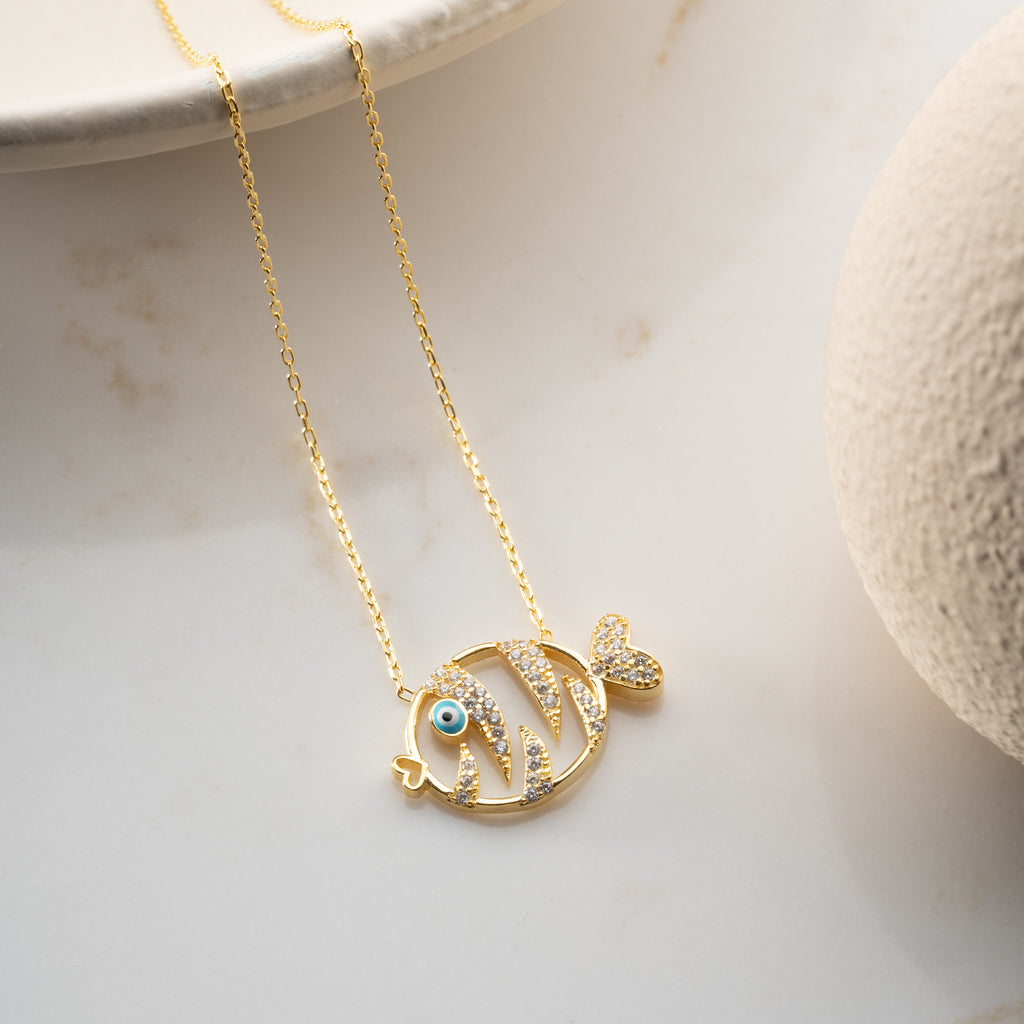 FISH NAZAR HALSBAND | 925 SILVER