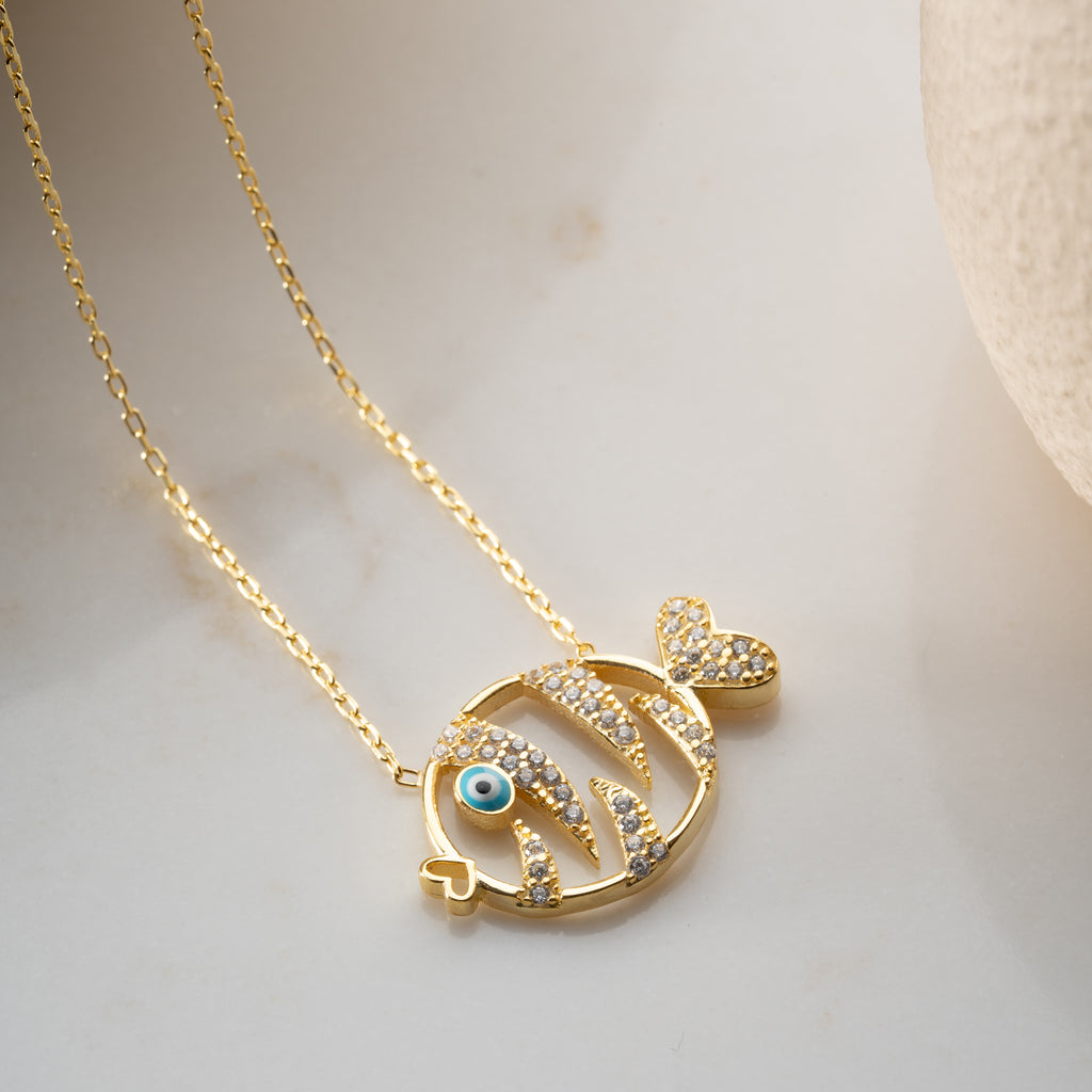 FISH NAZAR HALSBAND | 925 SILVER
