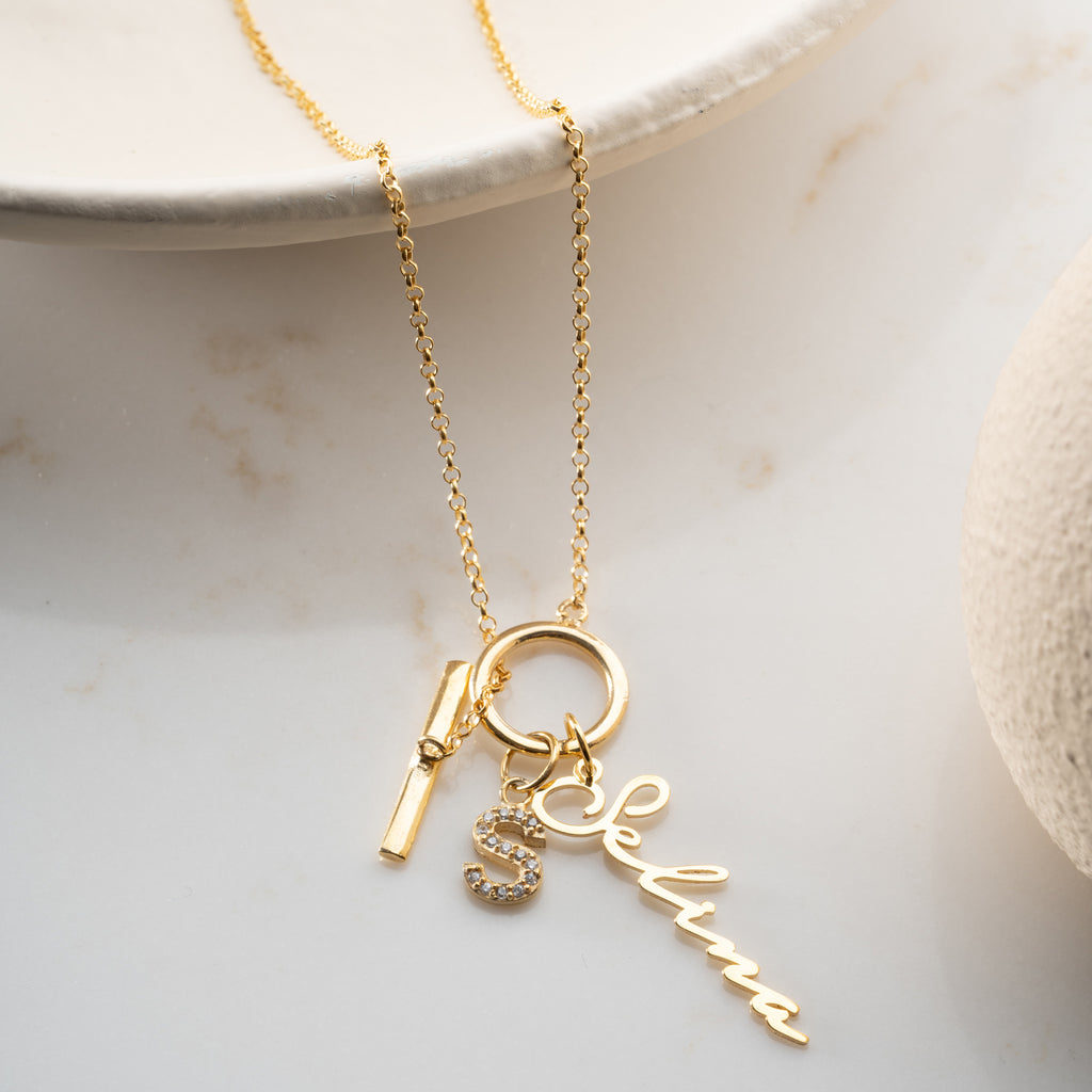 RUND KEDJA NAMN KEDJA | 925 SILVER