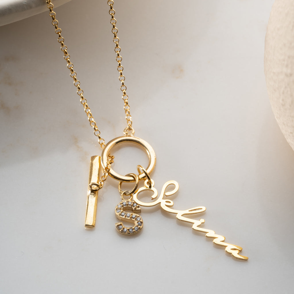 RUND KEDJA NAMN KEDJA | 925 SILVER