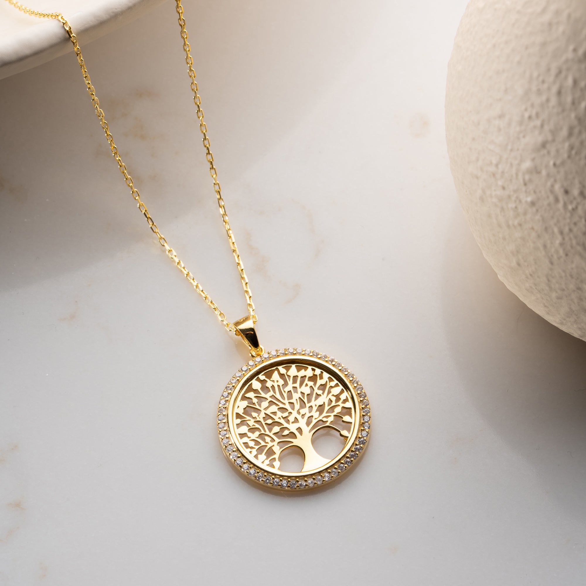 LIVETS TRÄD HALSBAND | 925 SILVER