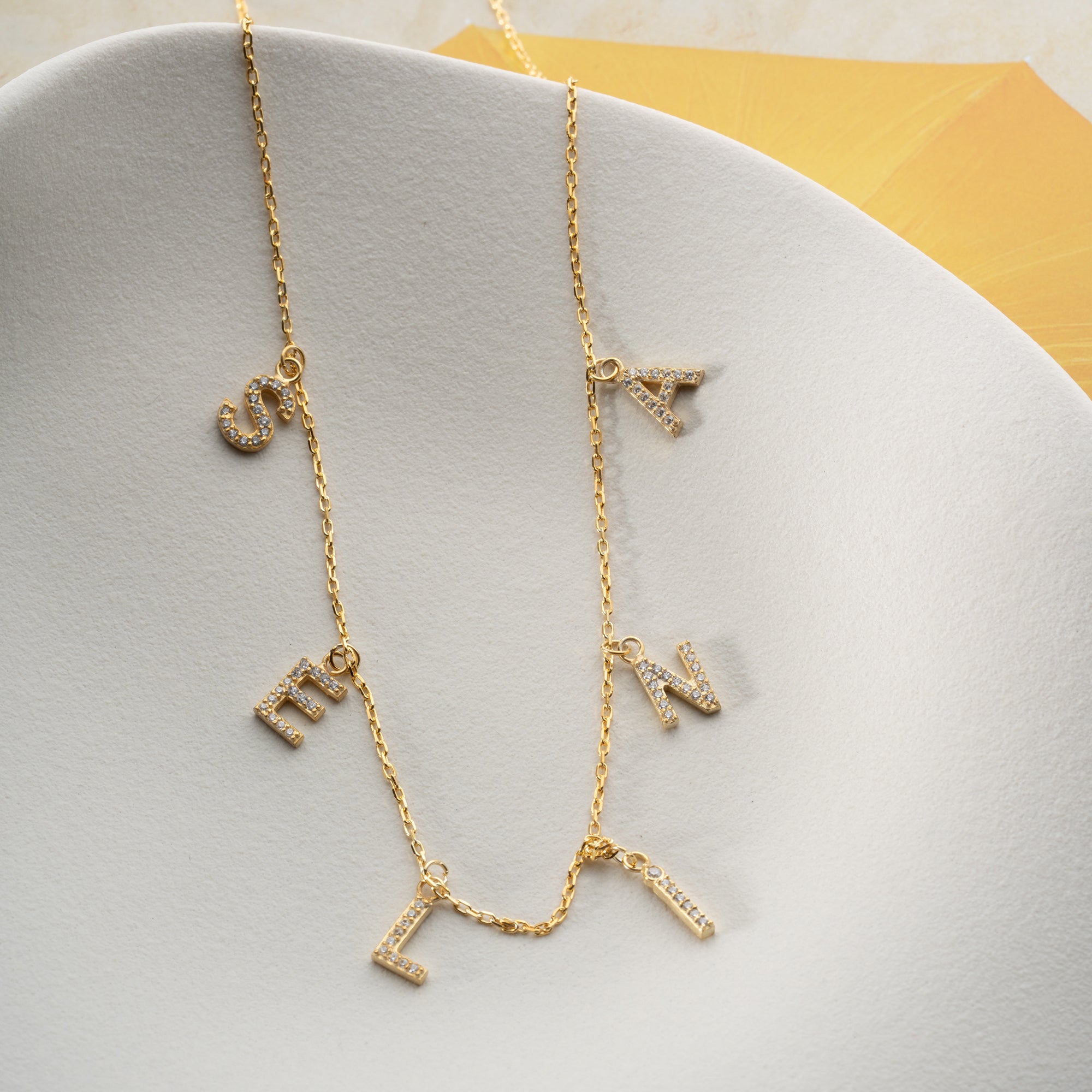 CHOCKER ZIRCONIA NAMN KRAGE | 925 SILVER