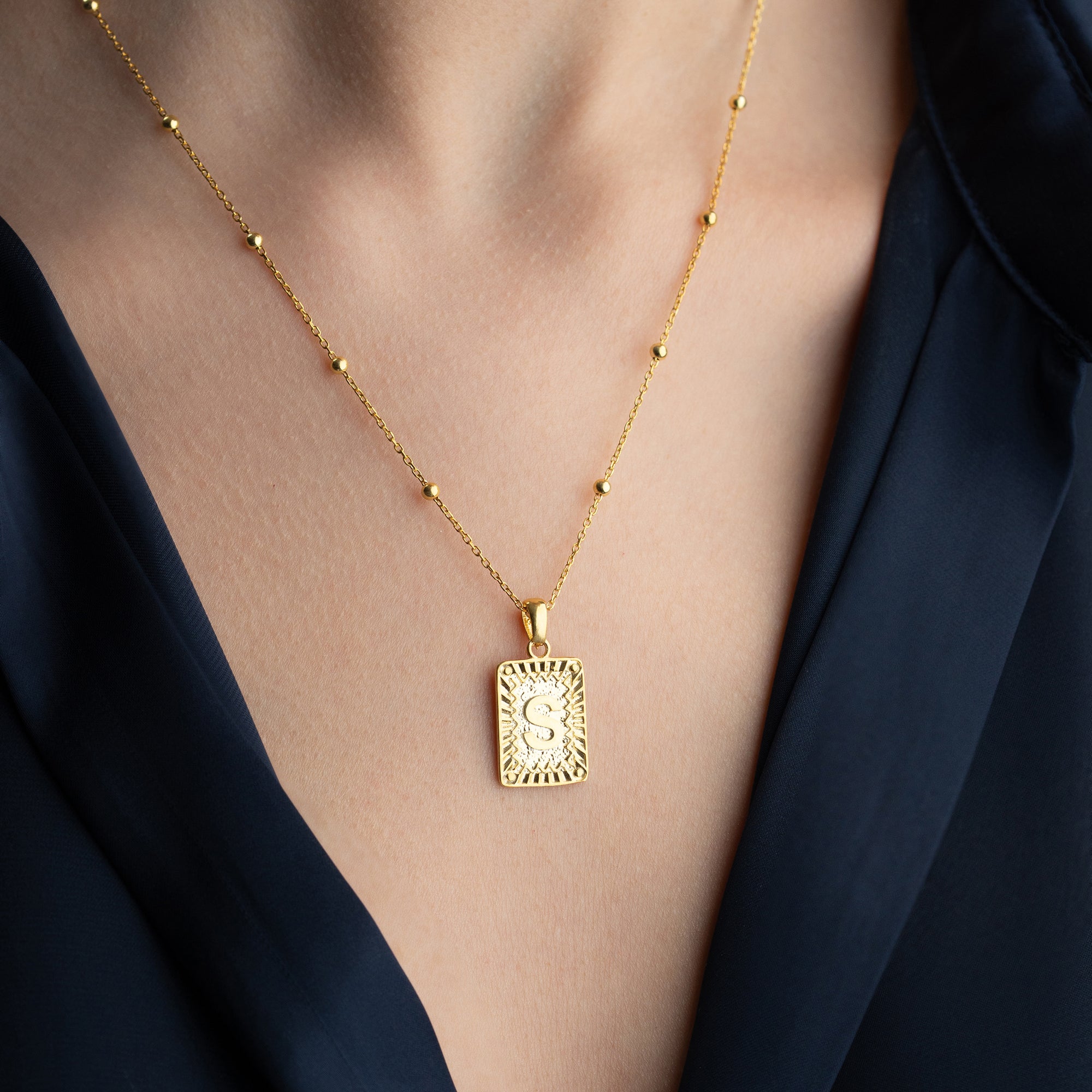 VINTAGE BREV KRAGE | 925 SILVER