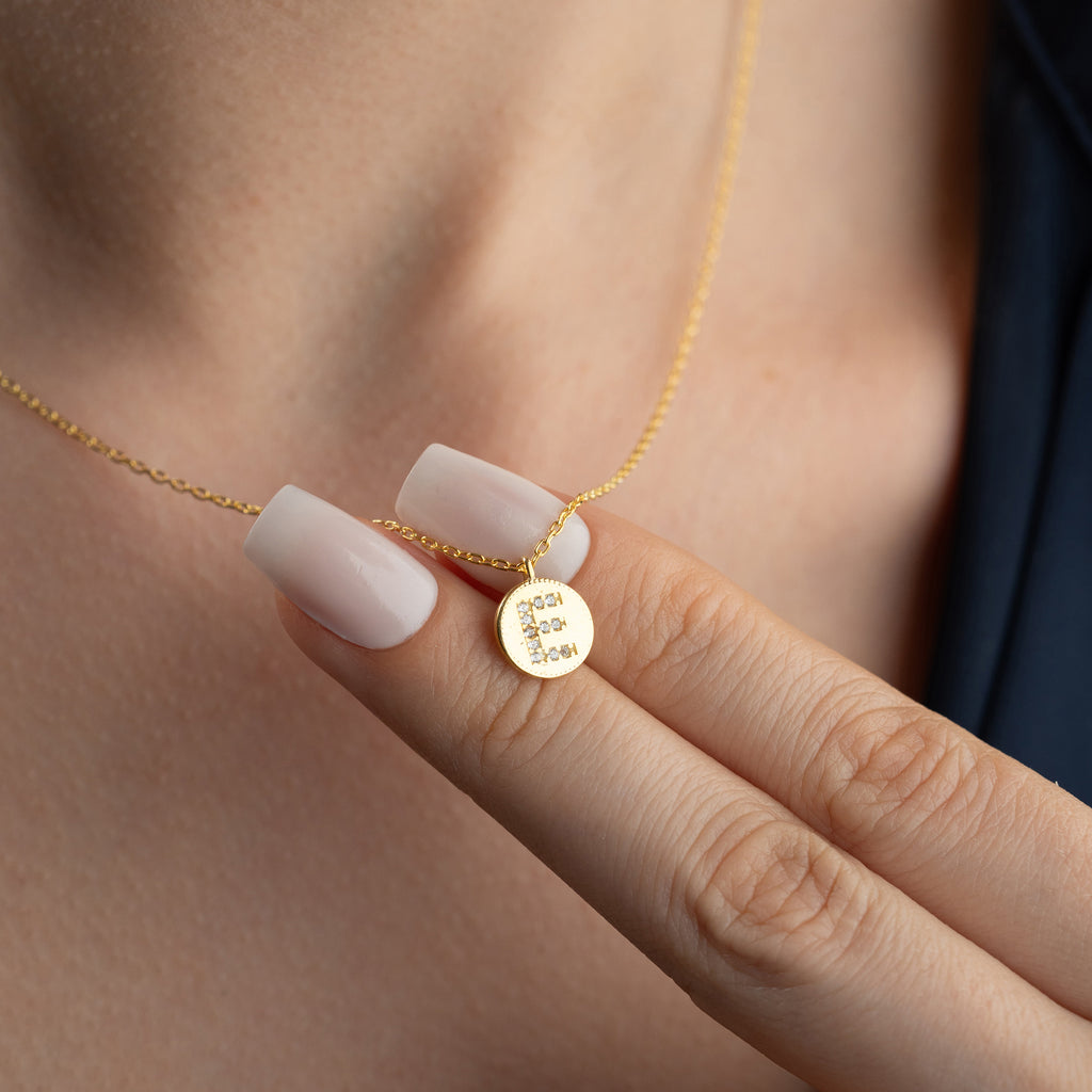 ZIRKONPLATTA BOKSTAVSKRAG | 925 SILVER