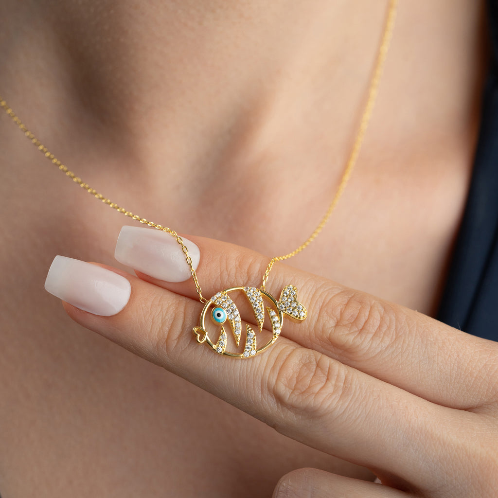 FISH NAZAR HALSBAND | 925 SILVER