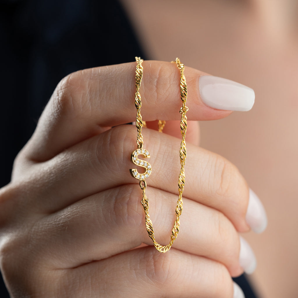 SINGAPORE ZIRKONIA BRUKSHALSBAND | 925 SILVER