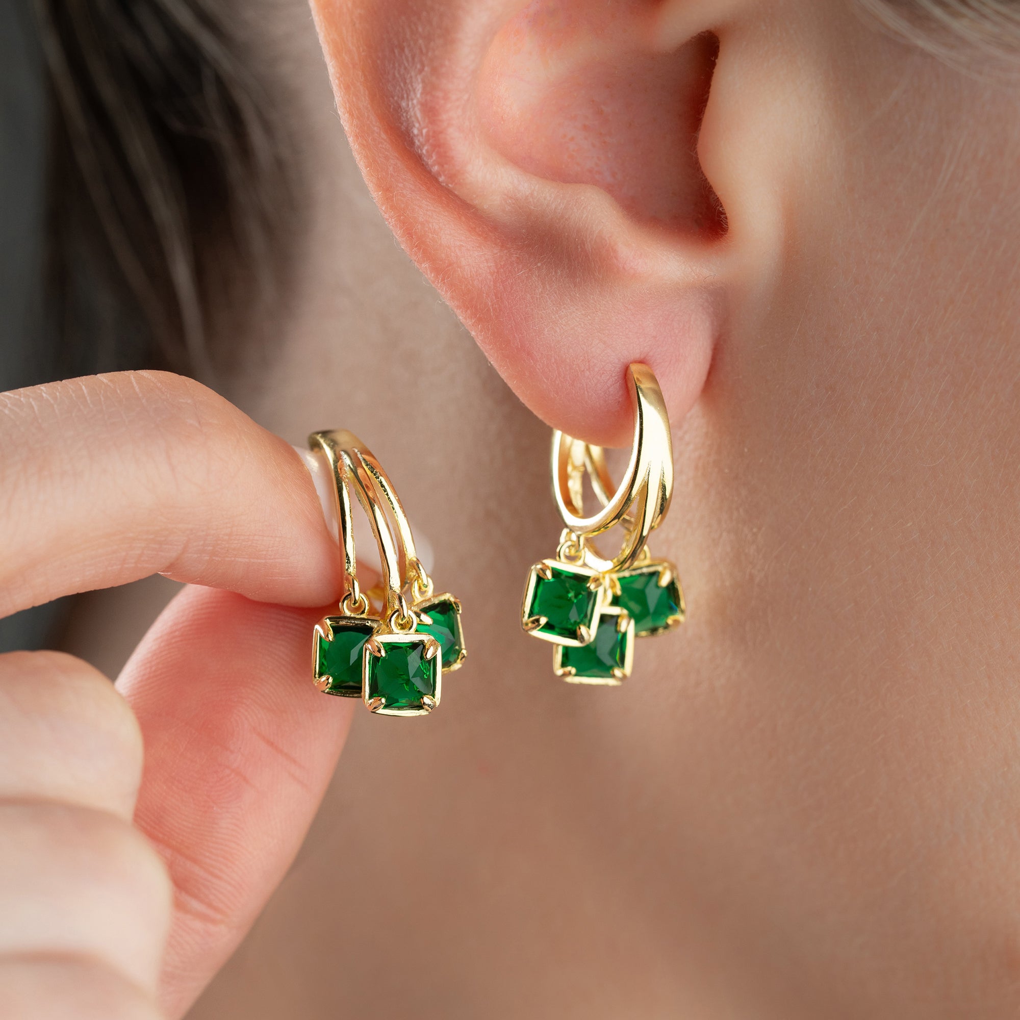 ELLEA ÖRHÄNGEN | 925 SILVER