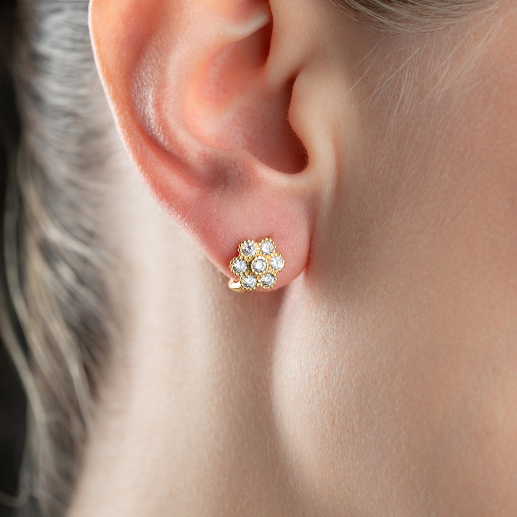 MINI DAISY EYE-HÄNGNING | 925 SILVER