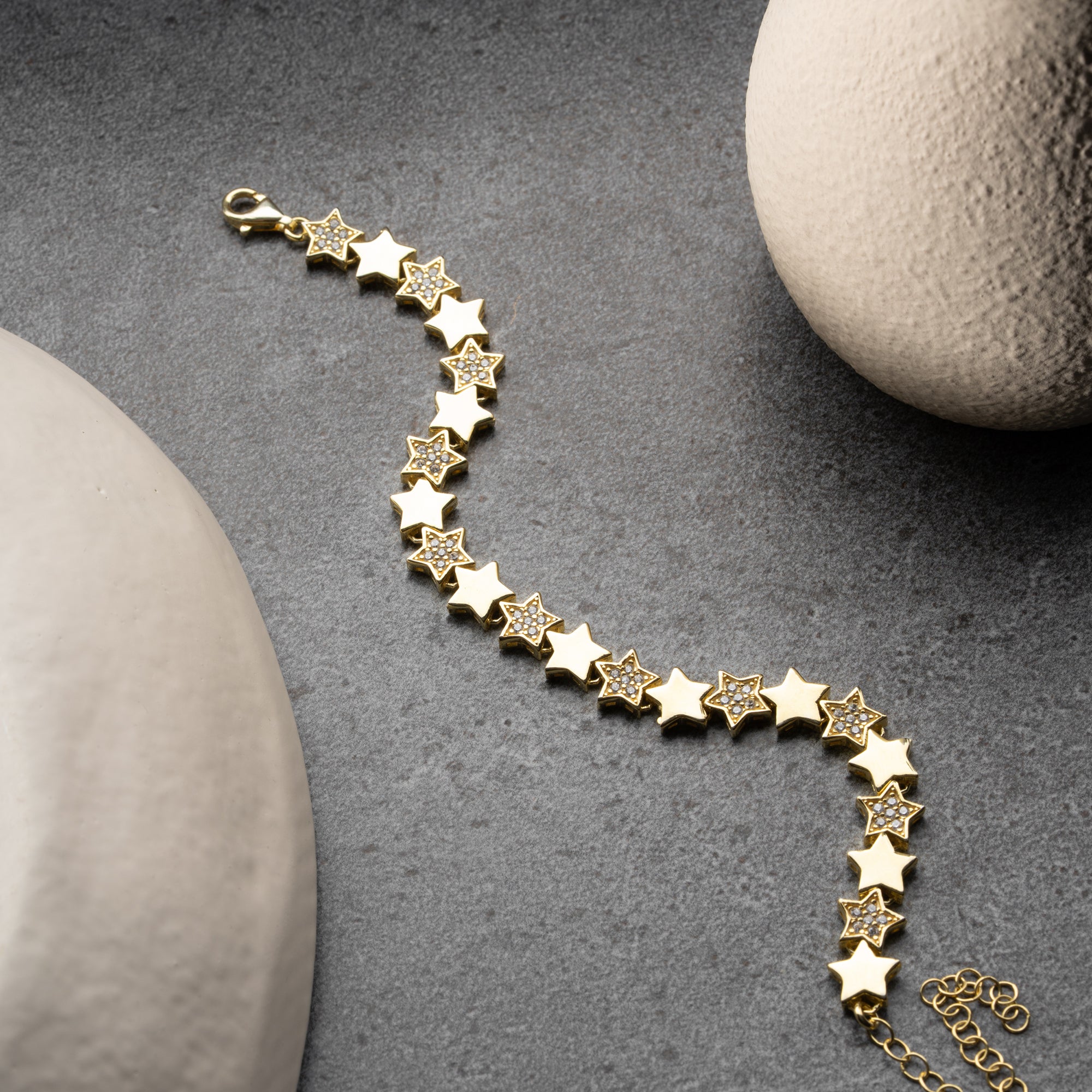 HELT STJÄRNAR ARMBAND | 925 SILVER