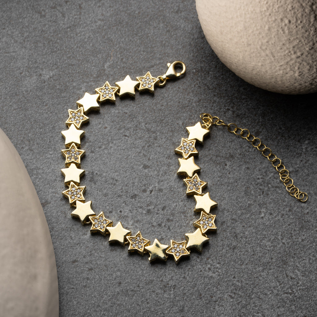 HELT STJÄRNAR ARMBAND | 925 SILVER