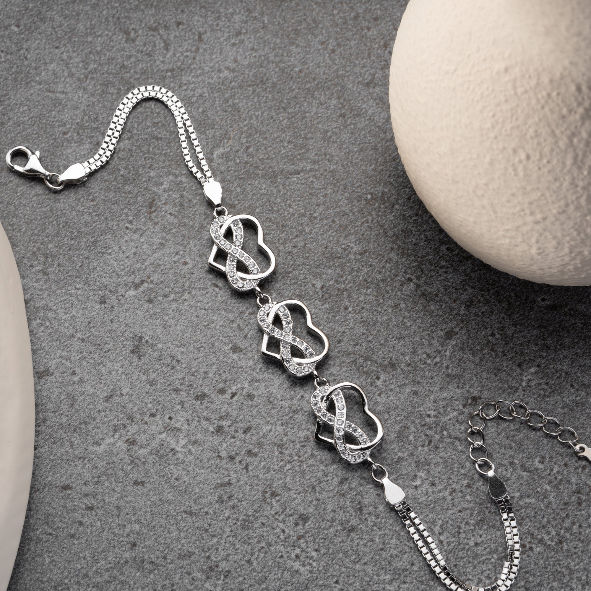 INFINITY-ARMBAND | 925 SILVER
