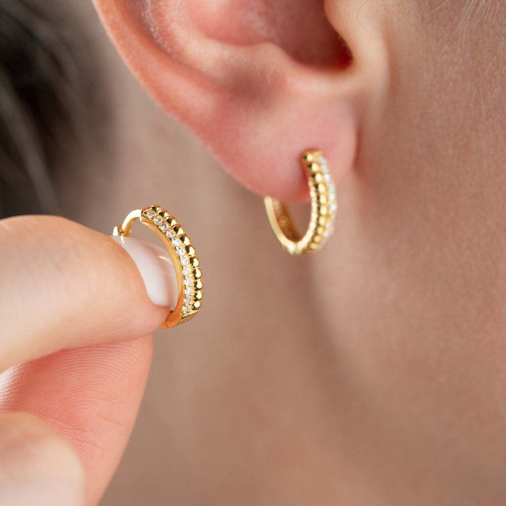 RUNI ÖRHÄNGEN | 925 SILVER