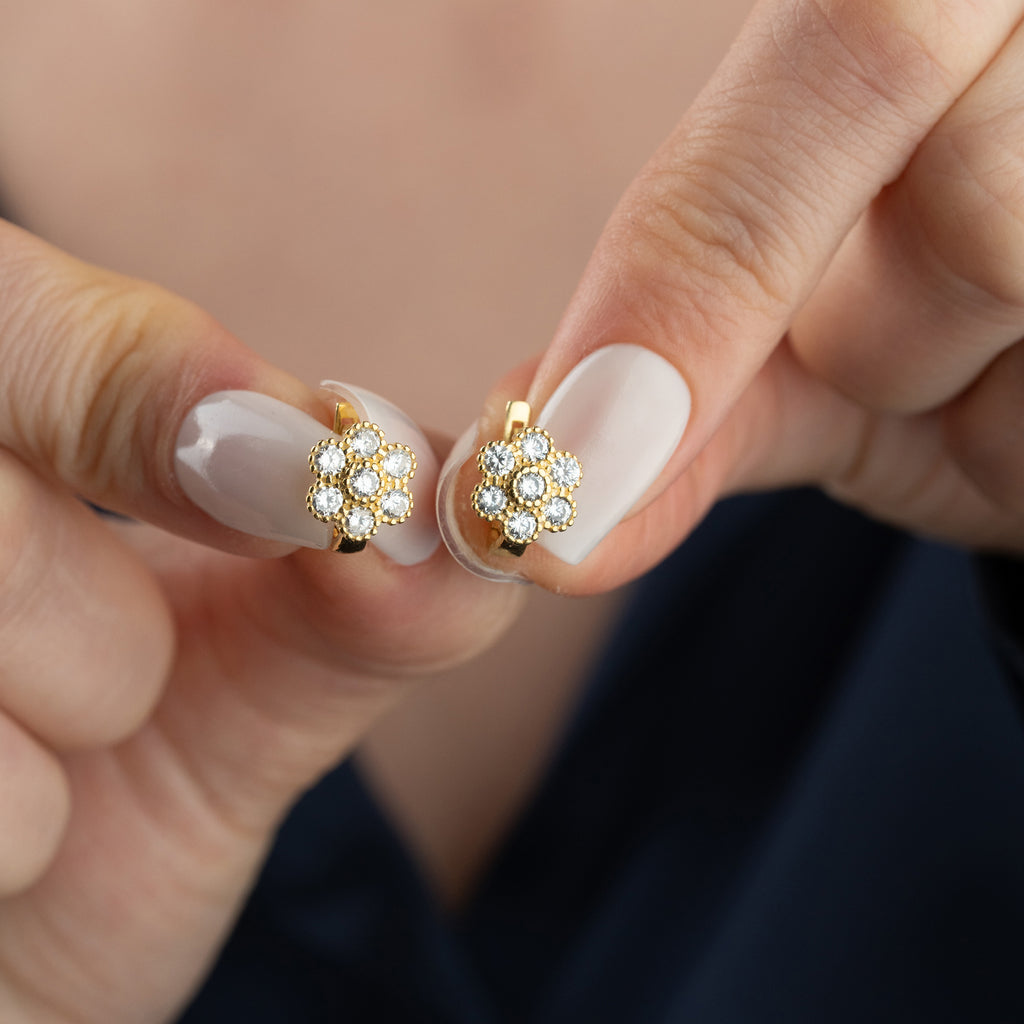 MINI DAISY EYE-HÄNGNING | 925 SILVER