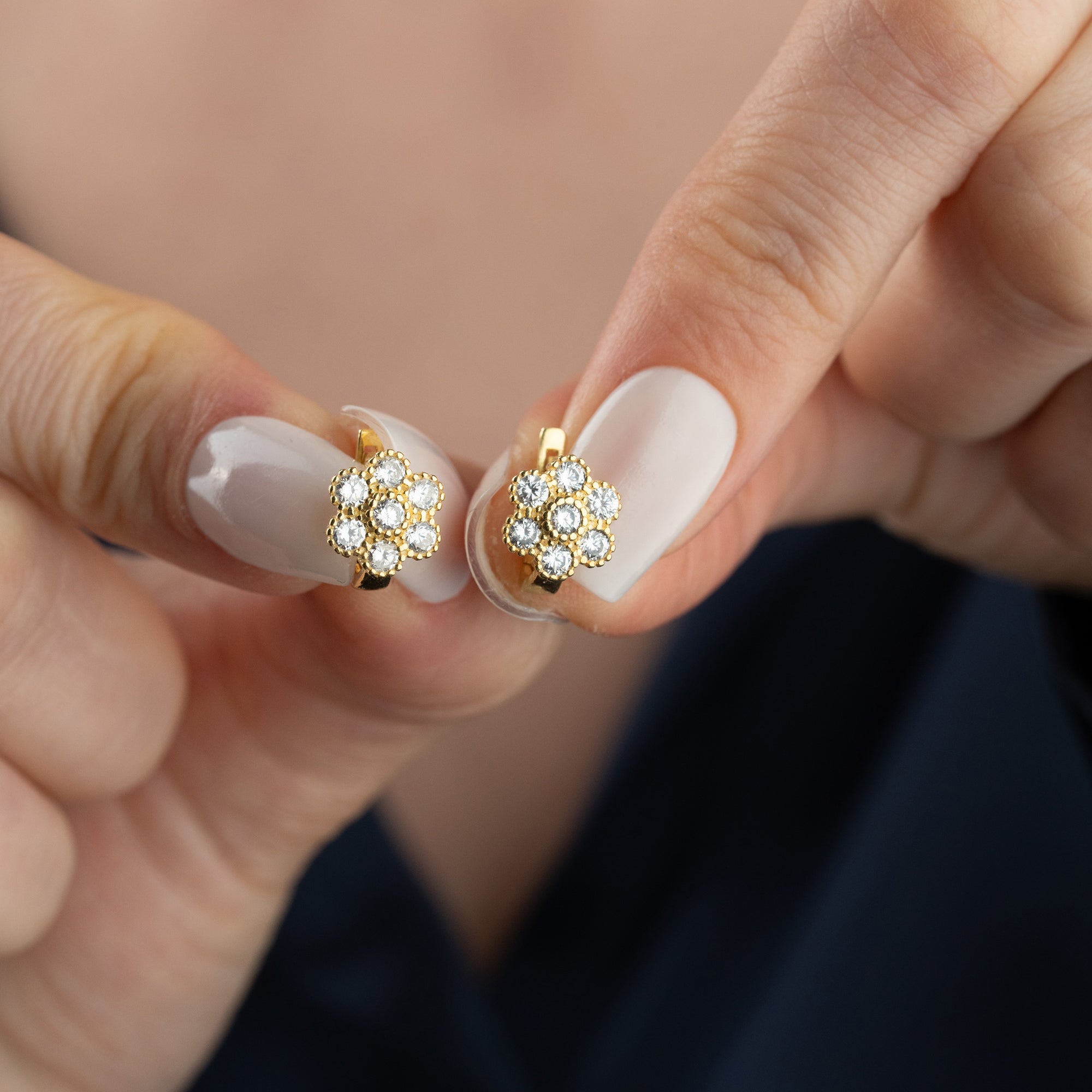 MINI DAISY EYE-HÄNGNING | 925 SILVER