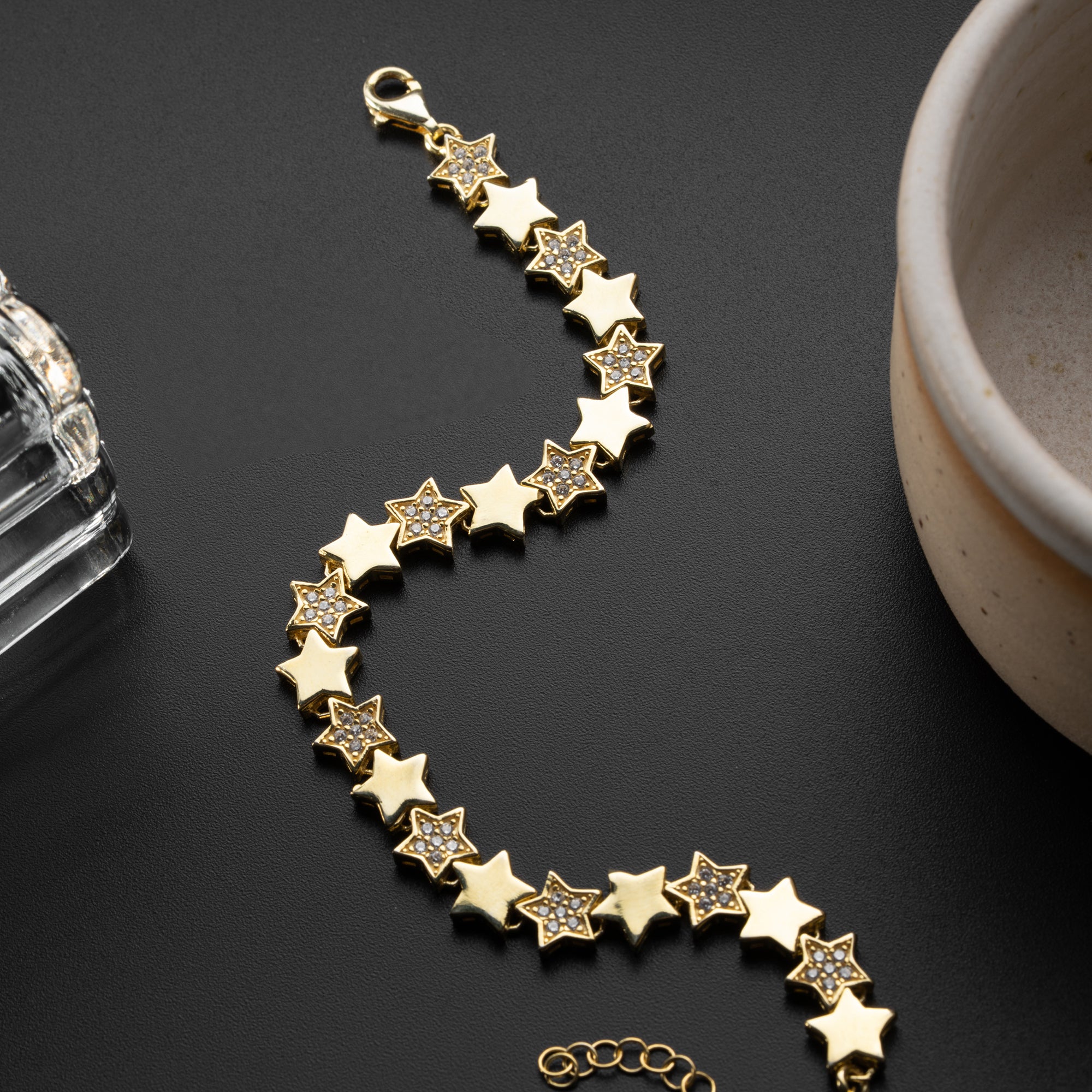 HELT STJÄRNAR ARMBAND | 925 SILVER