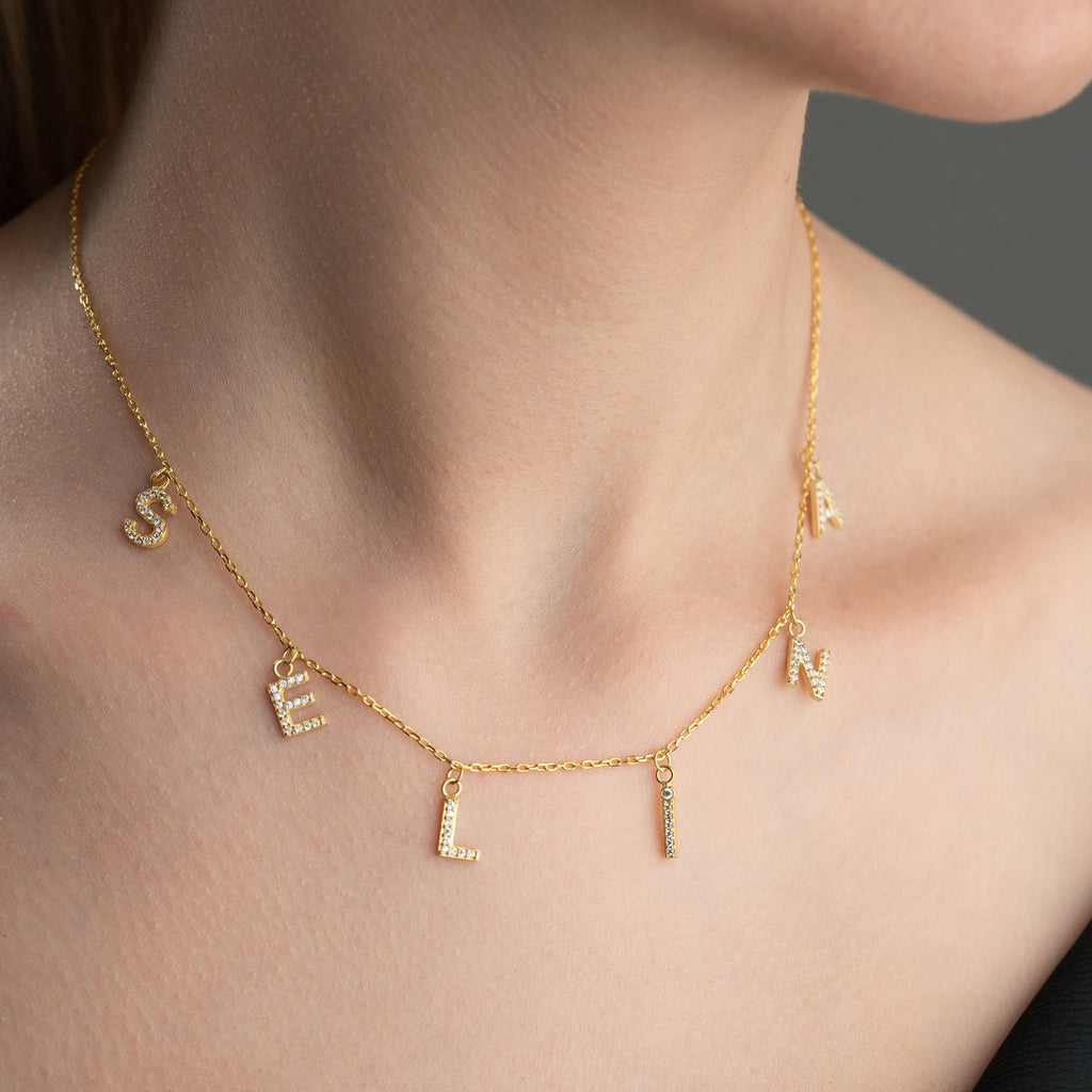 CHOCKER ZIRCONIA NAMN KRAGE | 925 SILVER