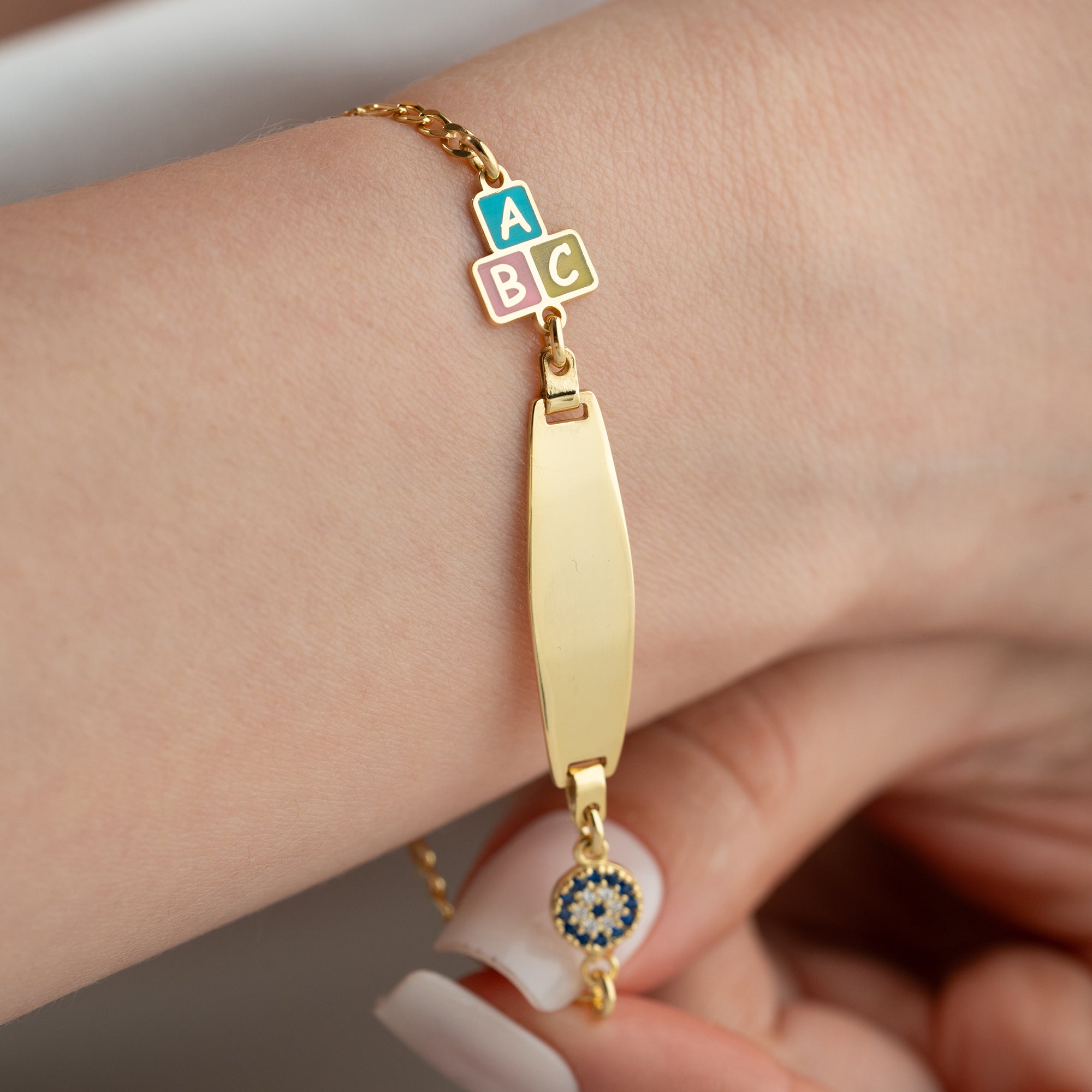 ABC NAZAR-ARMBAND | 925 SILVER