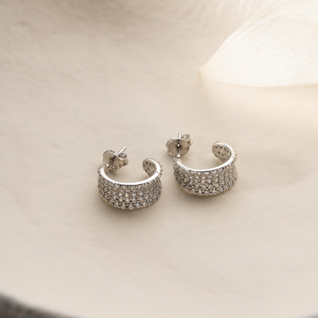 LEDA ÖRHÄNGEN | 925 SILVER