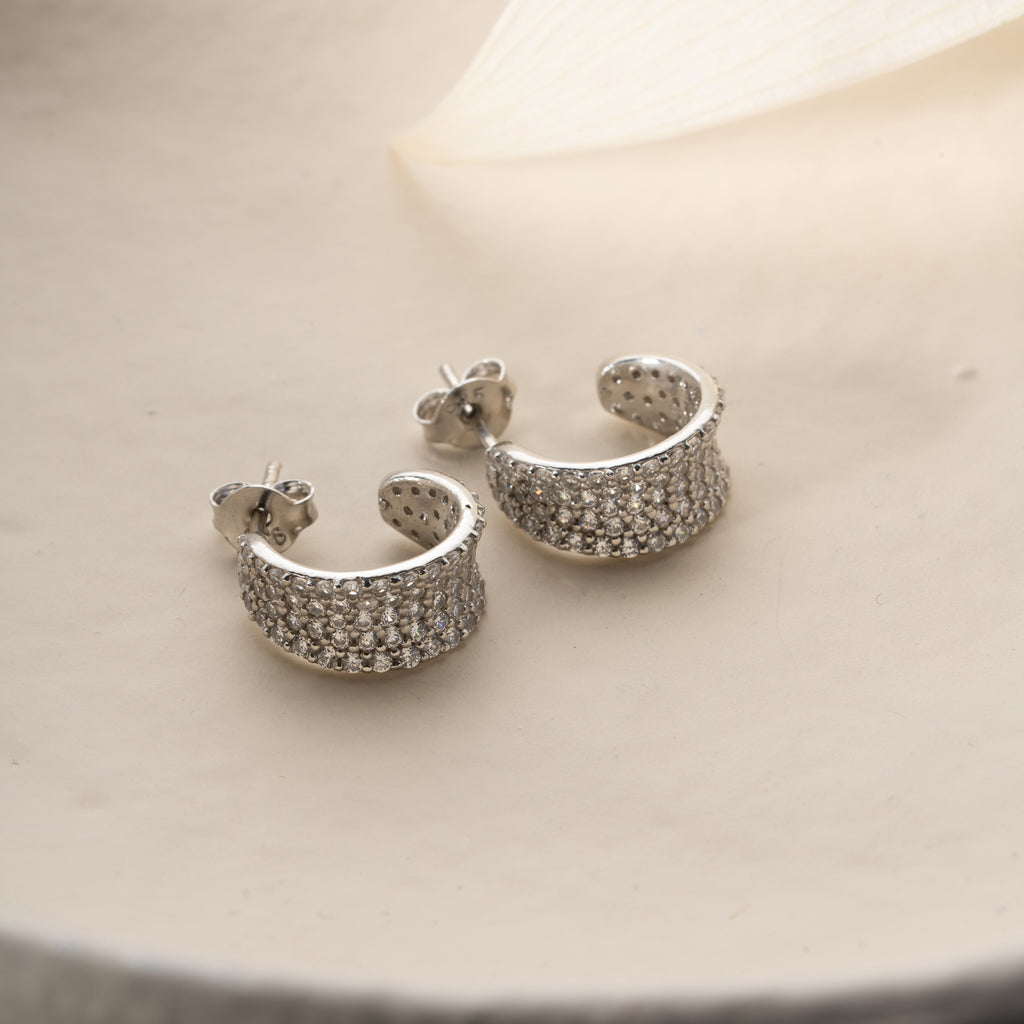 LEDA ÖRHÄNGEN | 925 SILVER